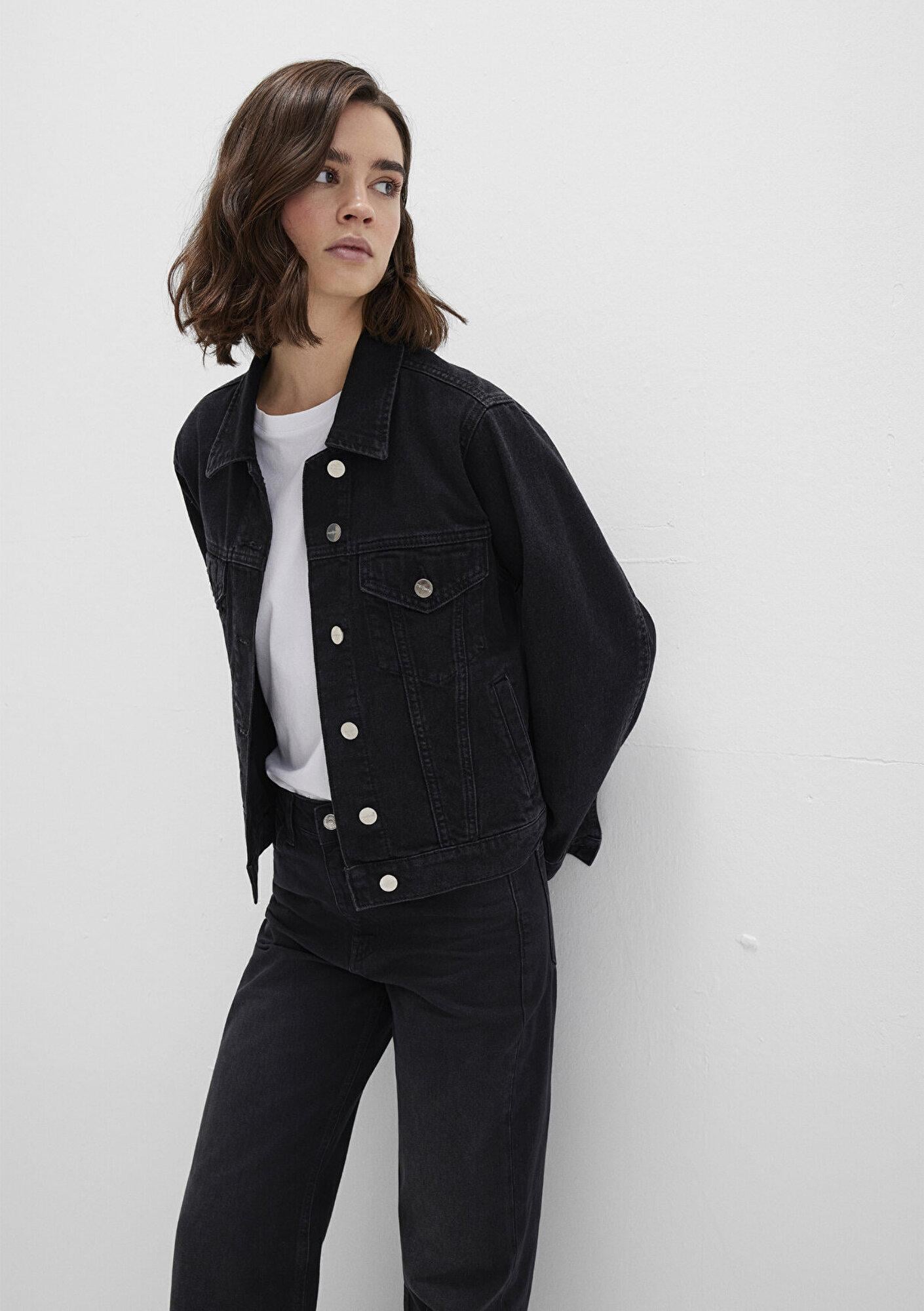 Mavi Rubbie Iconic Koyu Gri Jean Ceket 1110505-89163
