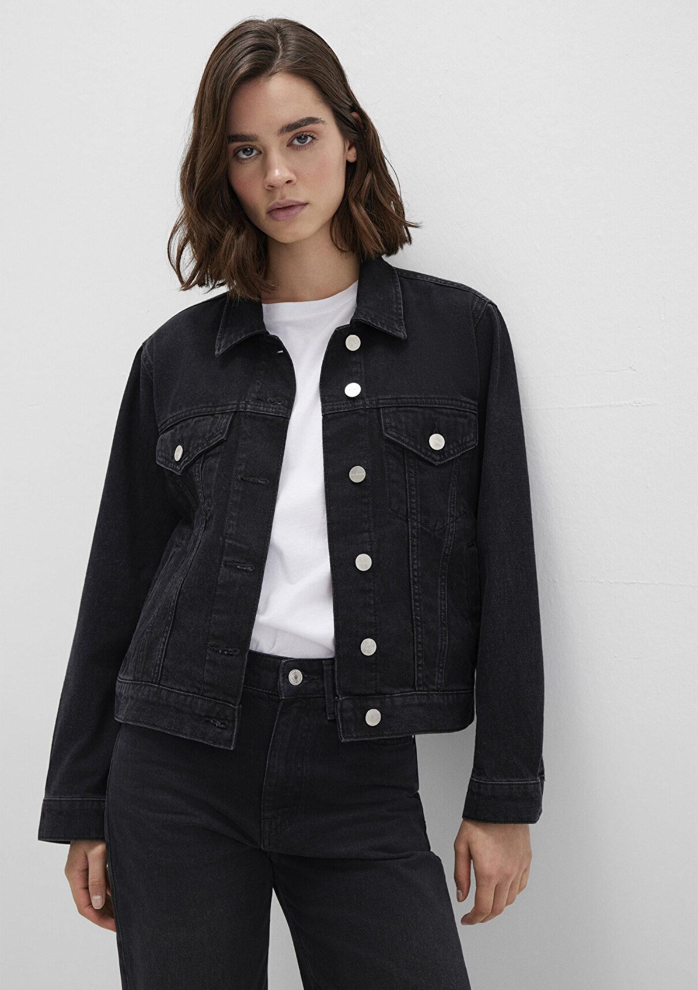 Mavi Rubbie Iconic Koyu Gri Jean Ceket 1110505-89163