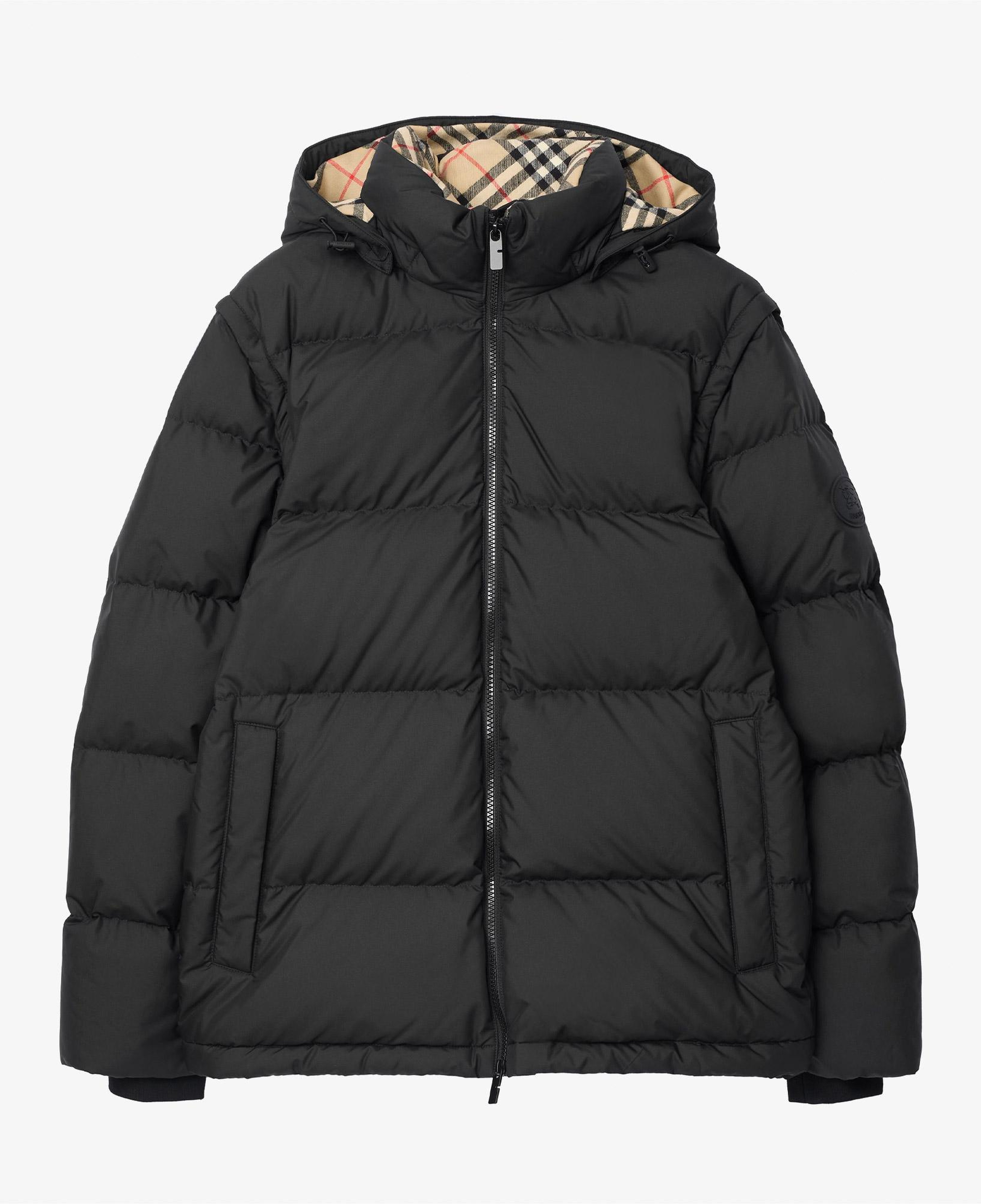 Burberry Detachable Puffer Erkek Siyah Mont
