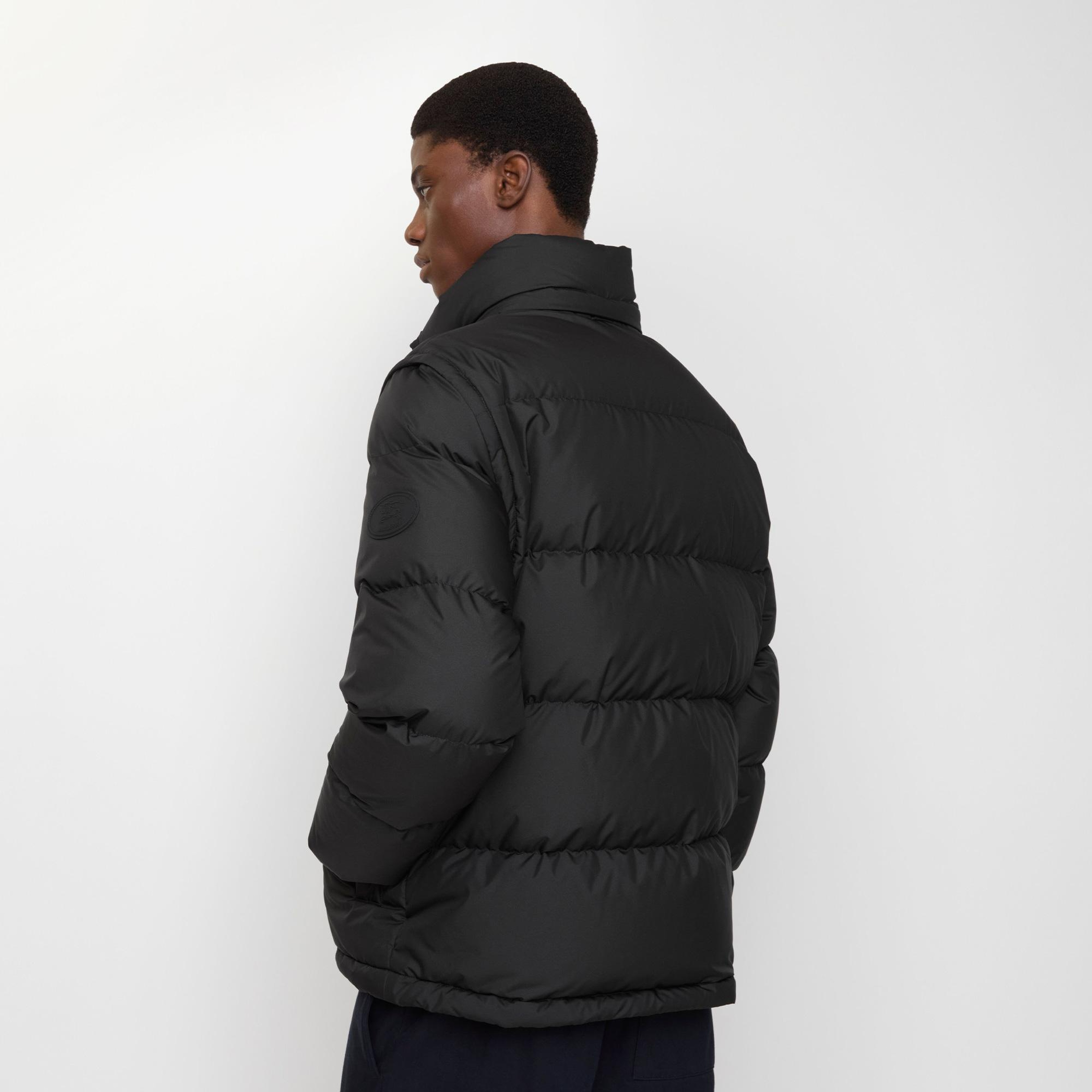 Burberry Detachable Puffer Erkek Siyah Mont
