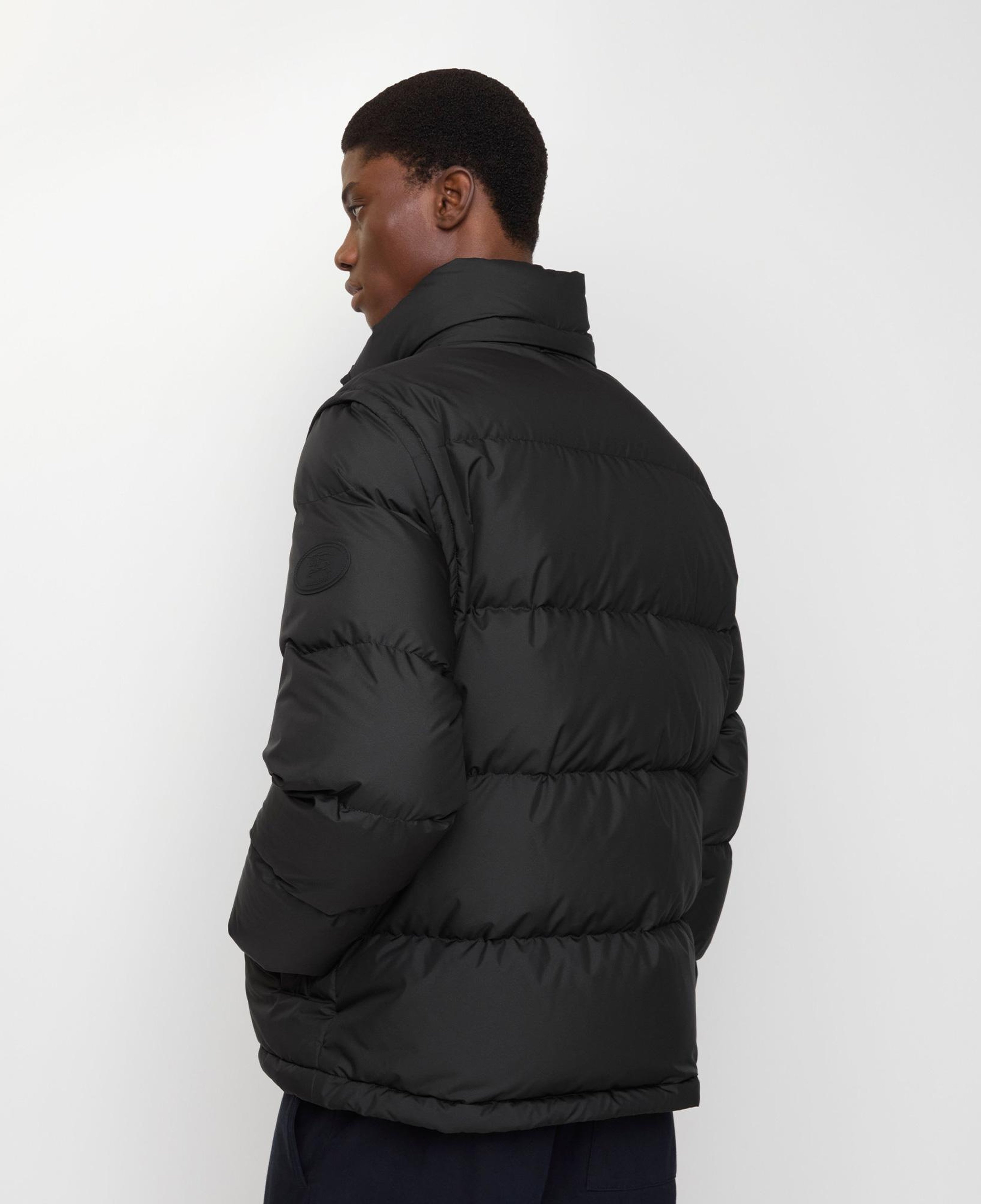 Burberry Detachable Puffer Erkek Siyah Mont