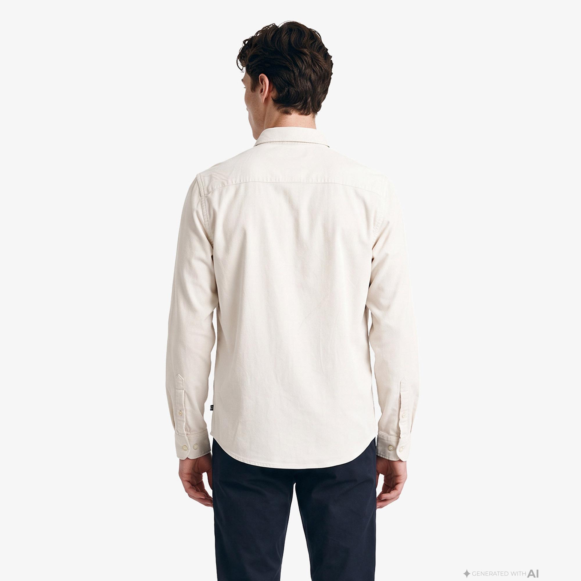 Nautica Erkek Bej Regular Fit Gömlek
