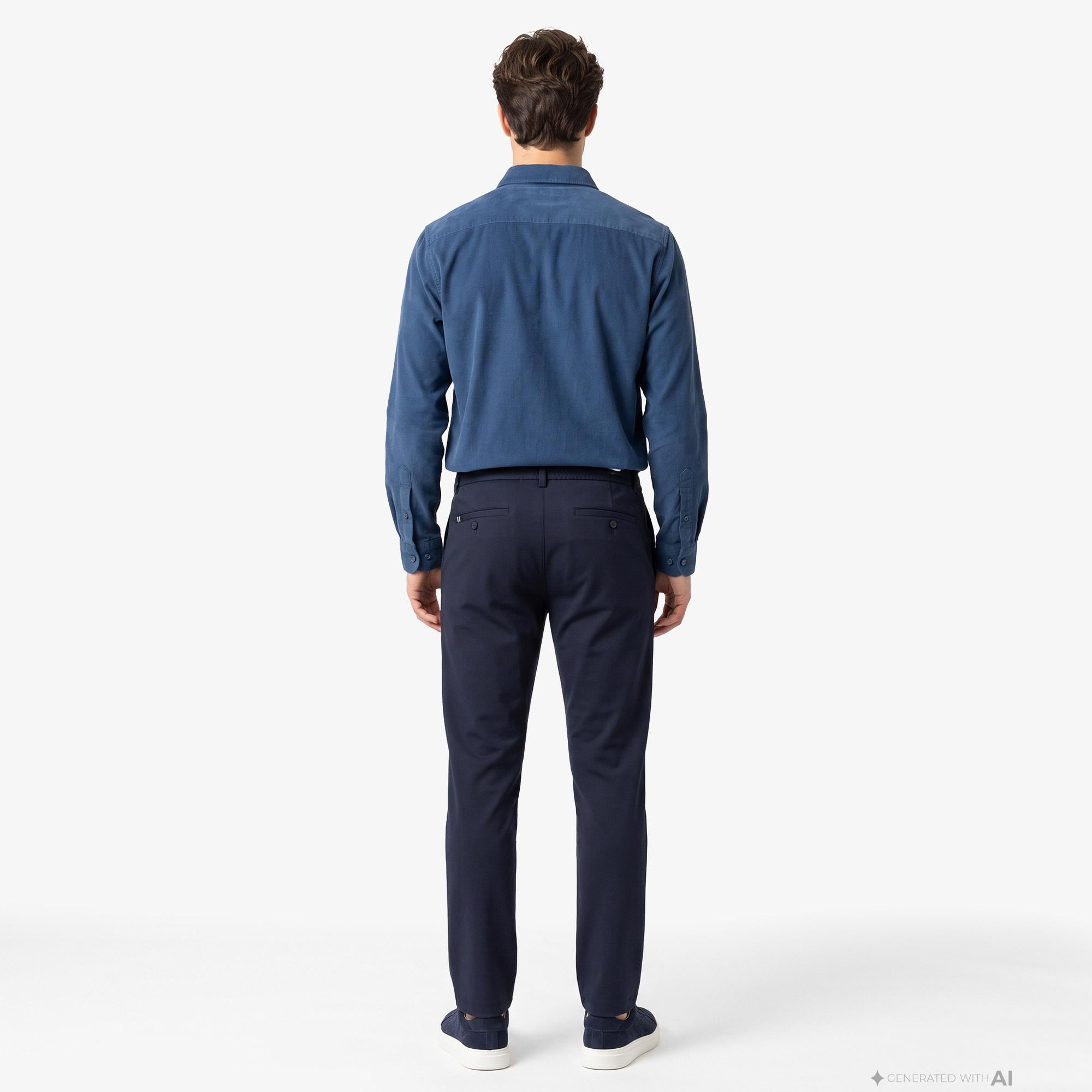 Nautica Erkek Lacivert Tapered Pantolon