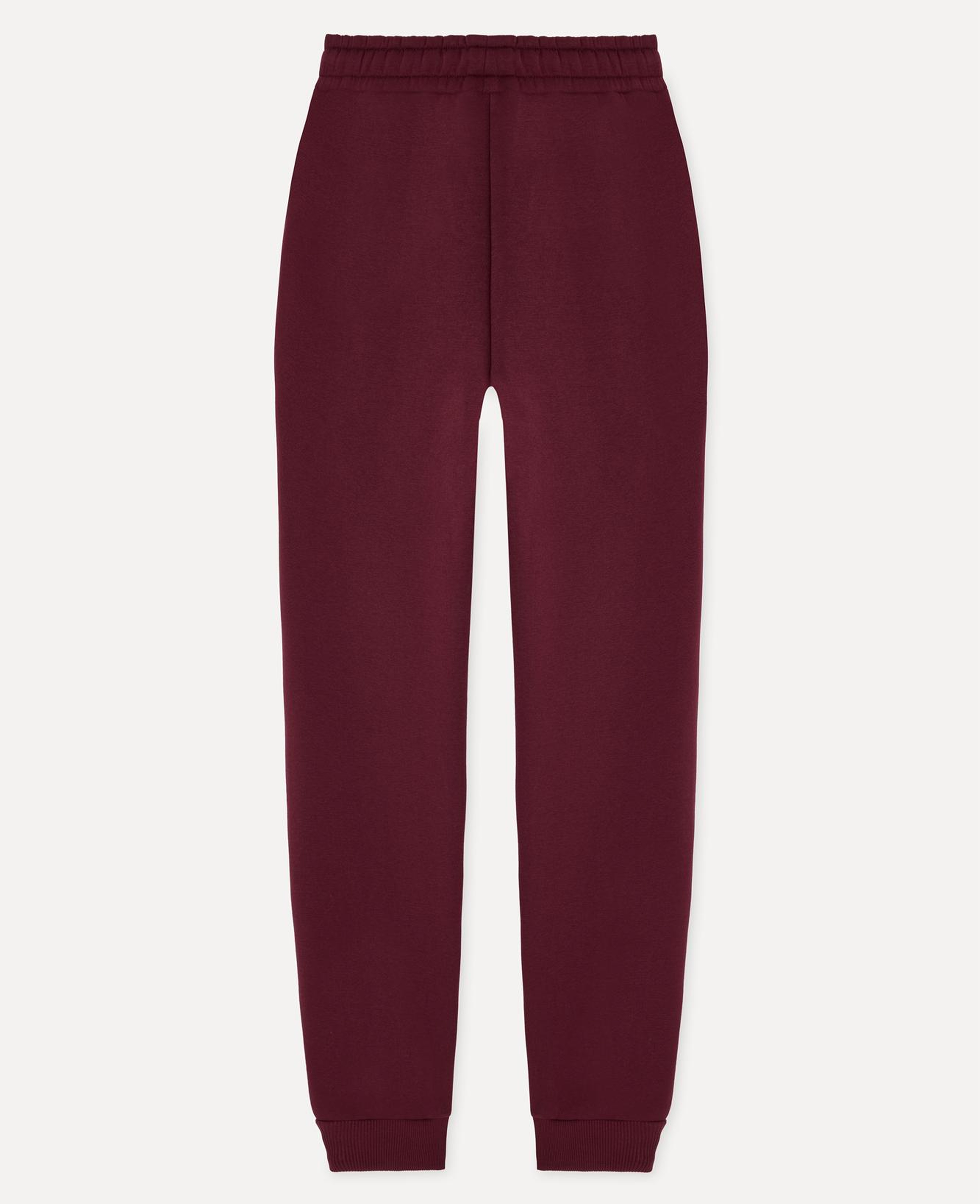 Kadın Bordo Beli Lastijki Jogger Eşofman Altı