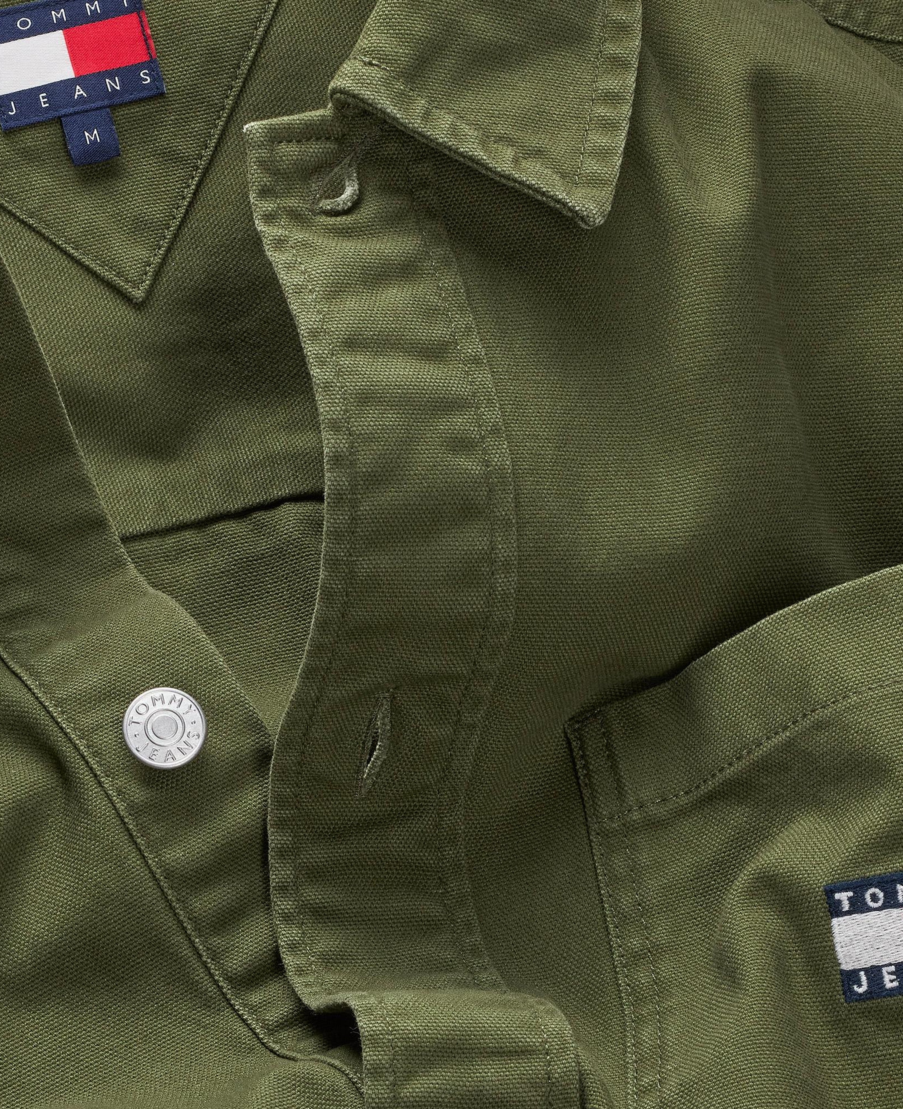 Tommy Hilfiger Overshirt Erkek Yeşil Gömlek