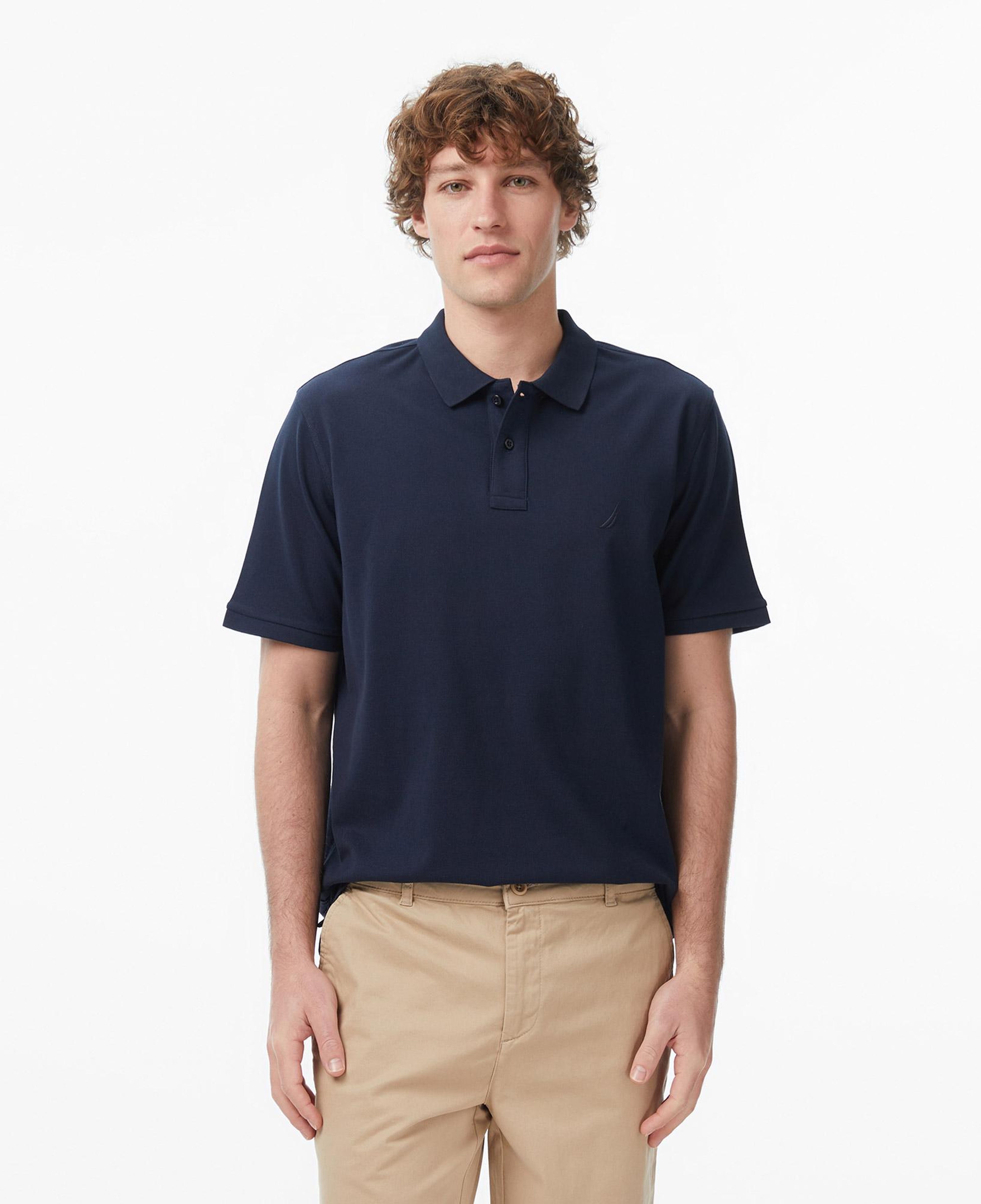 Nautica Erkek Lacivert Regular Fit Polo Yaka T-Shirt