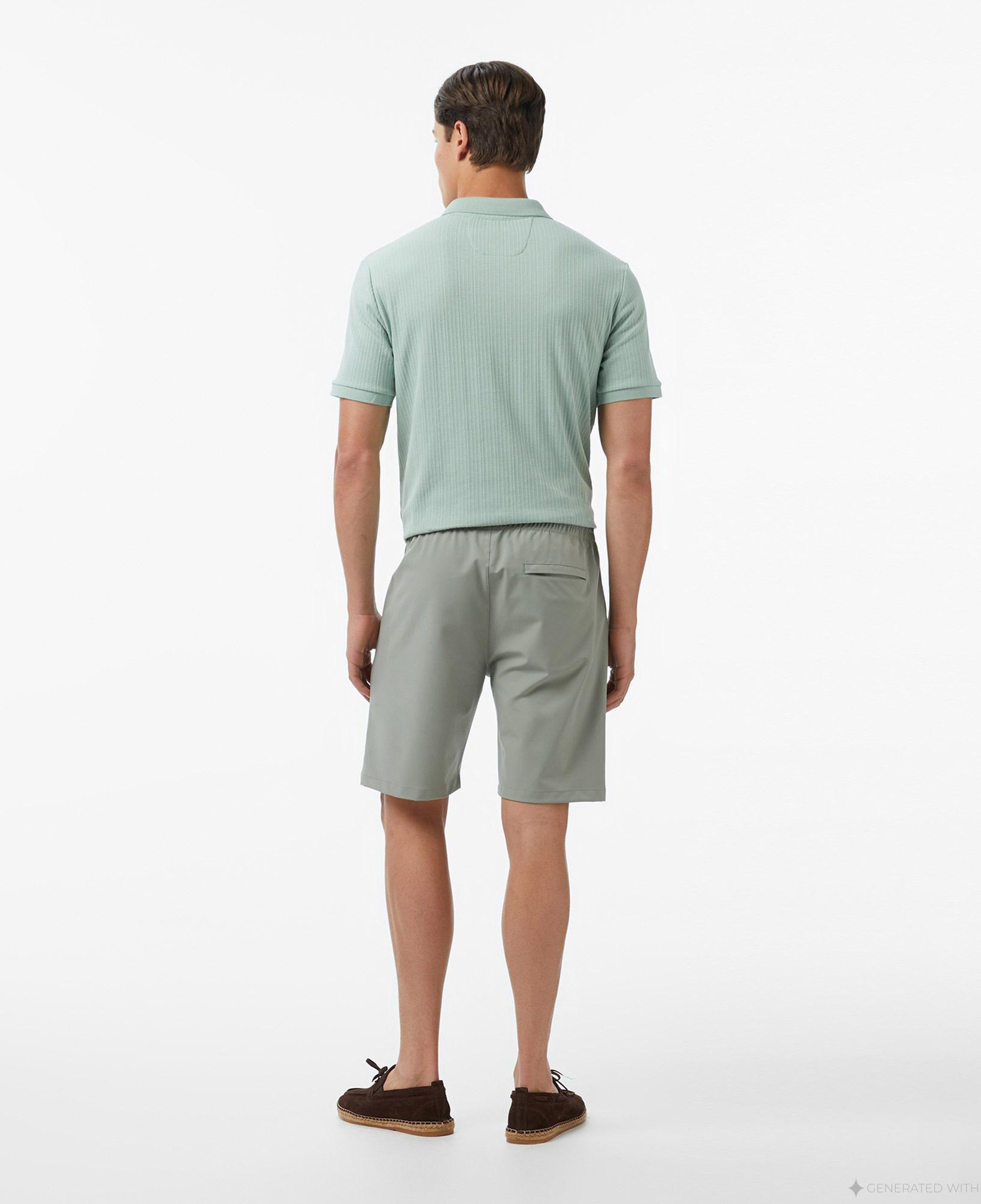 Nautica Erkek Yeşil Regular Fit Su İtici Şort
