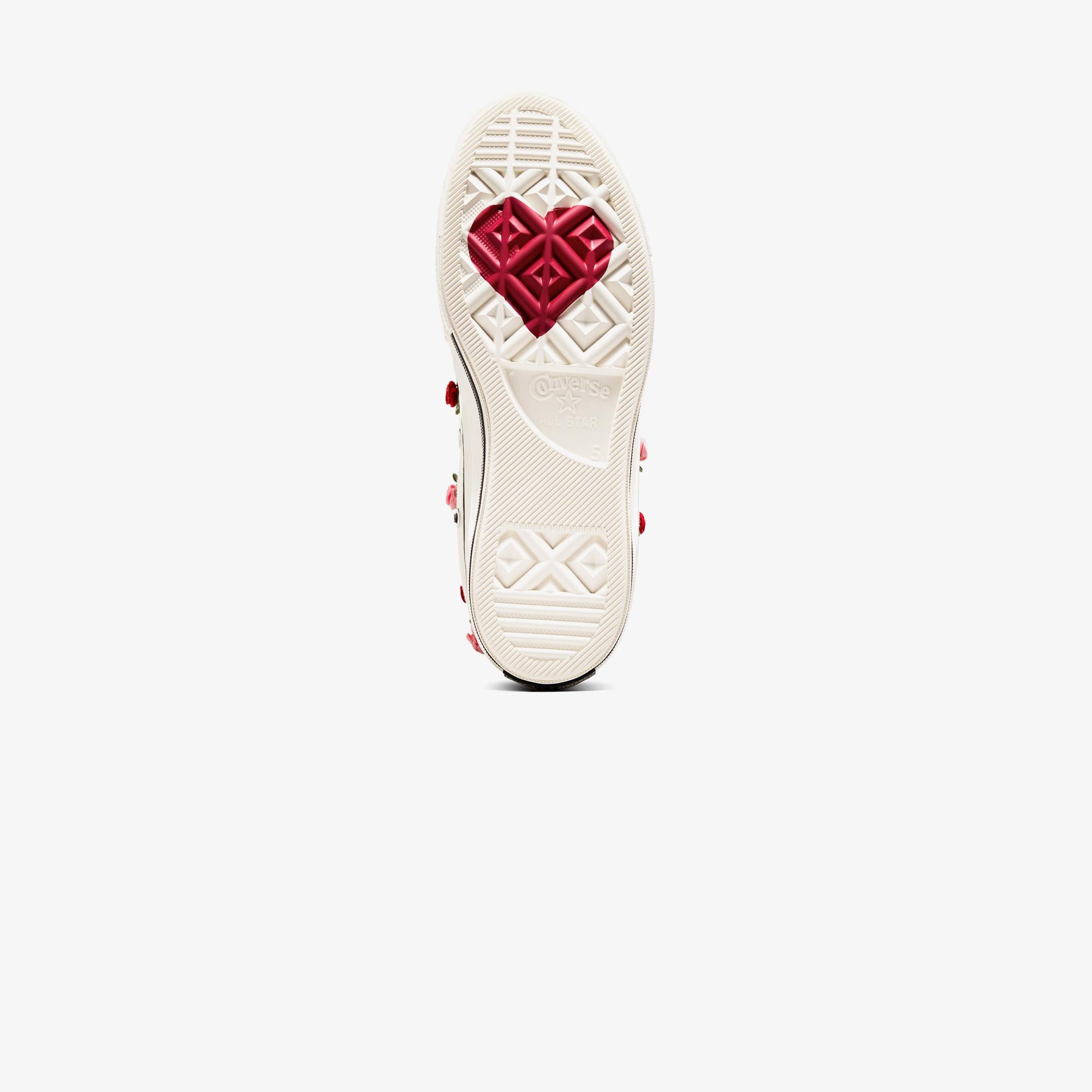 Converse Chuck 70 Roses Unisex Krem Sneaker
