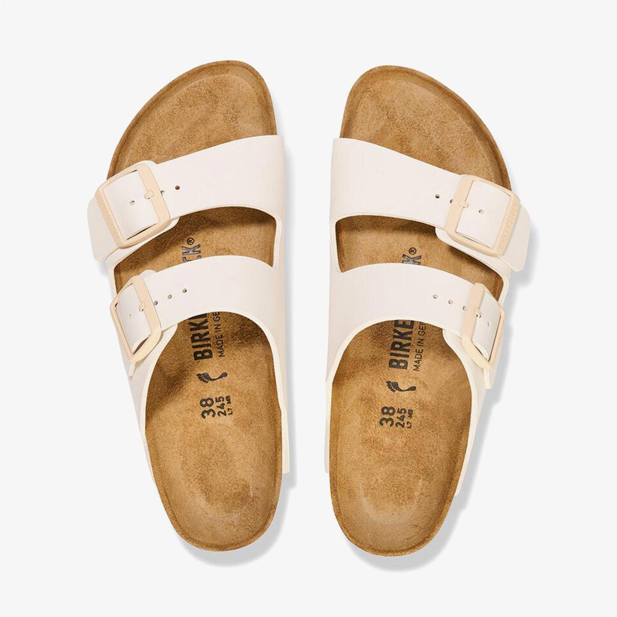 Birkenstock Arizona Bf Cift Bantli Unisex Beyaz Terlik