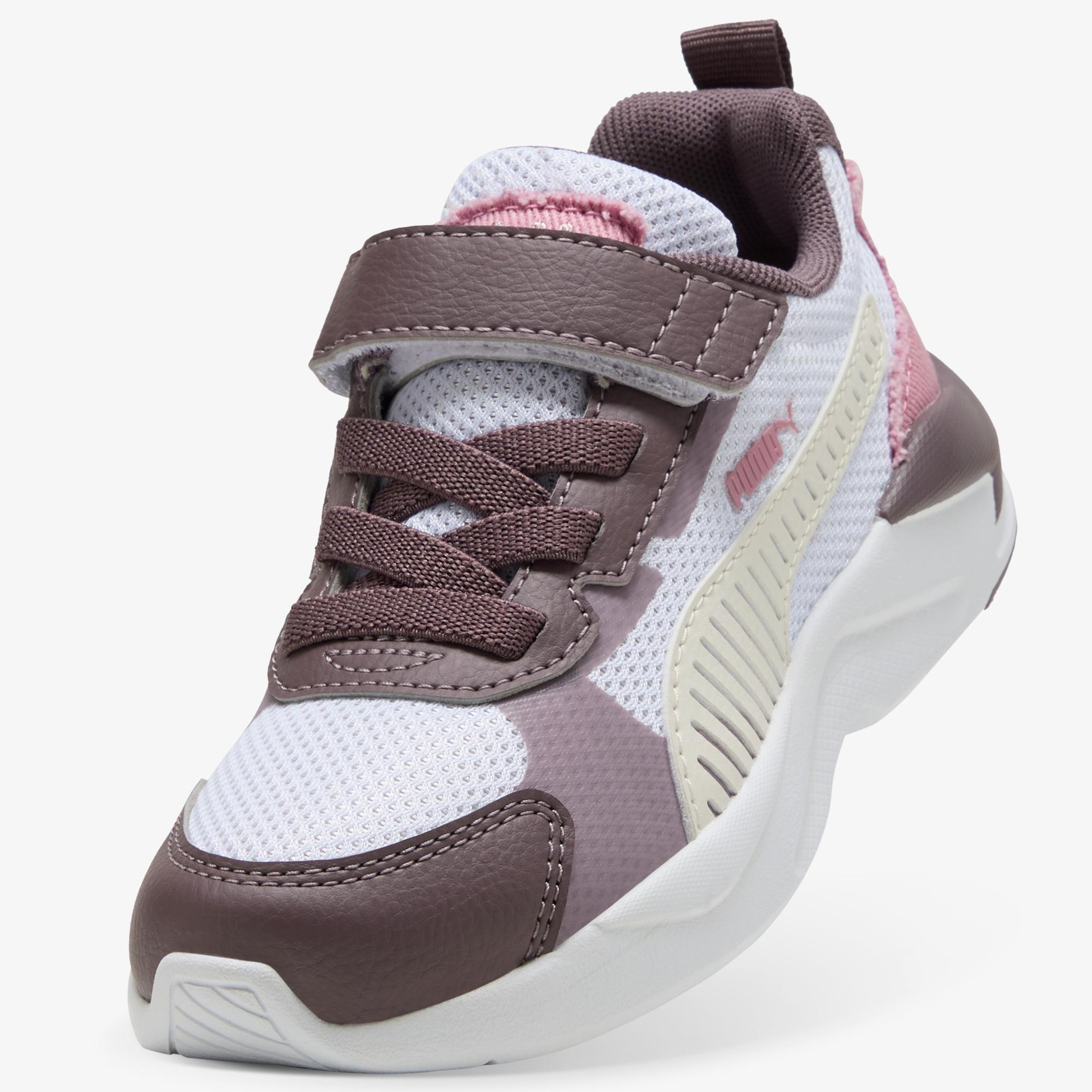 Puma X-Ray 3 Lt Mid 90S Ac+ Ps Çocuk Mor Spor Ayakkabı