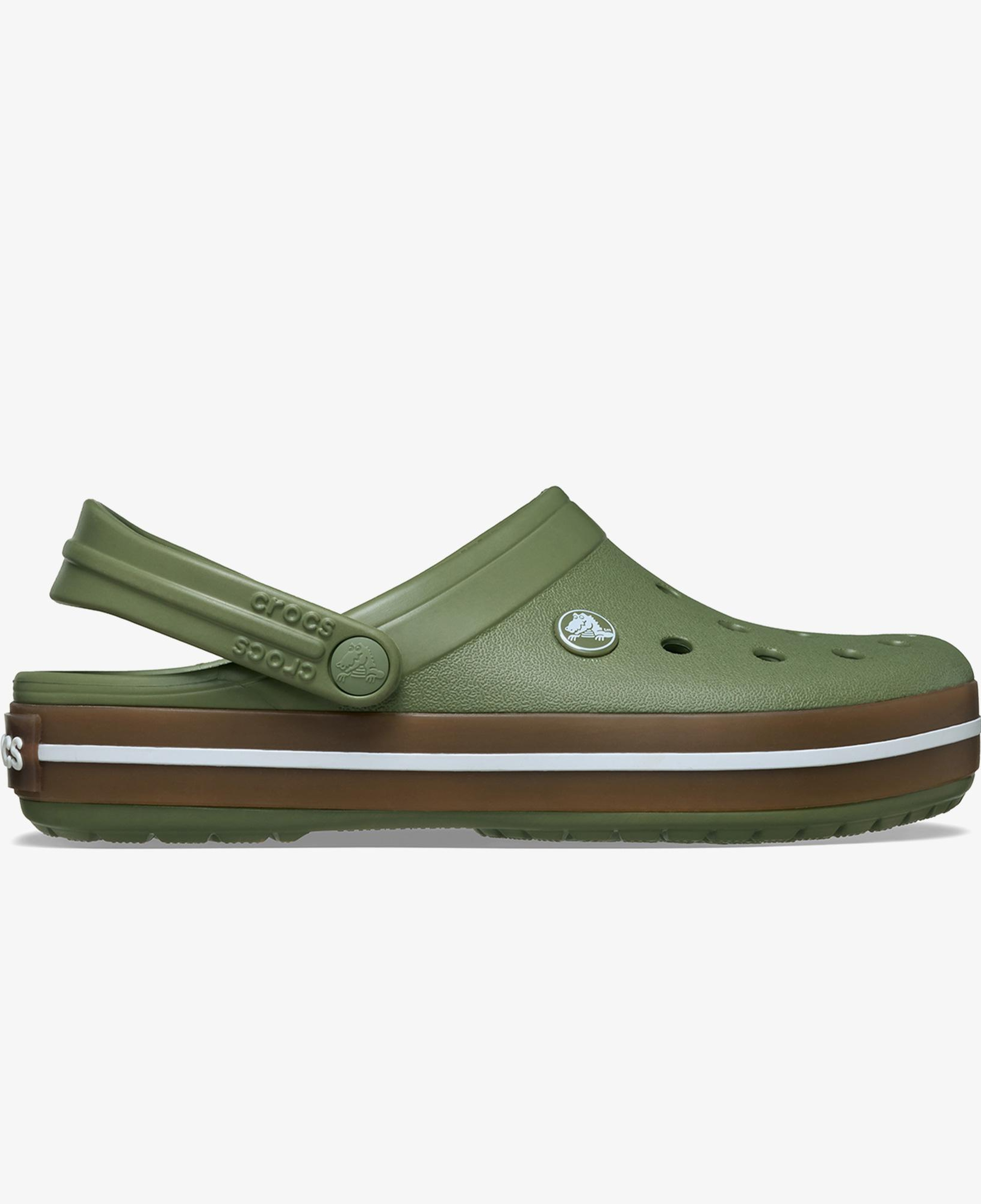 Crocs Crocband Gum Clog Unisex Haki Terlik