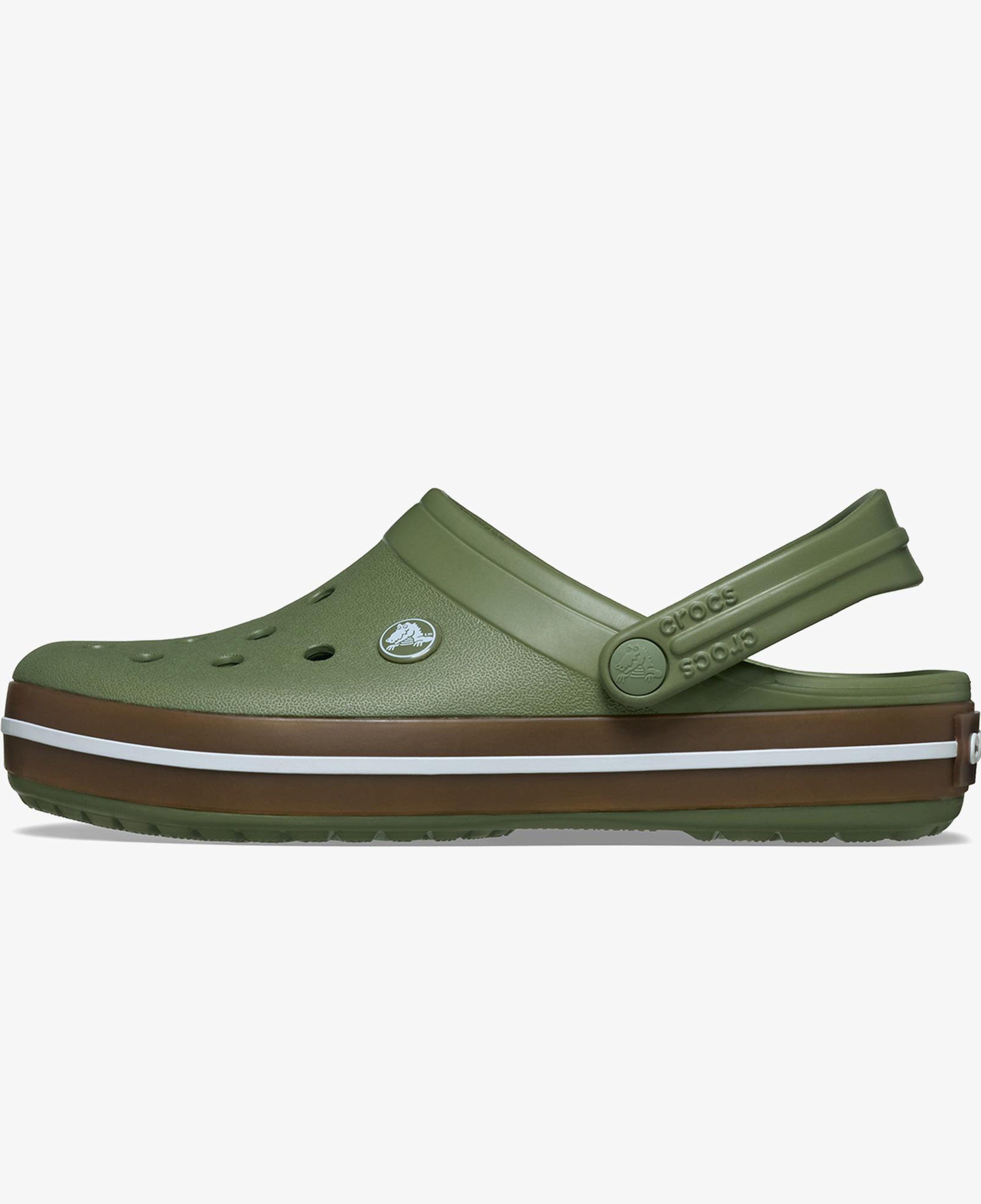 Crocs Crocband Gum Clog Unisex Haki Terlik