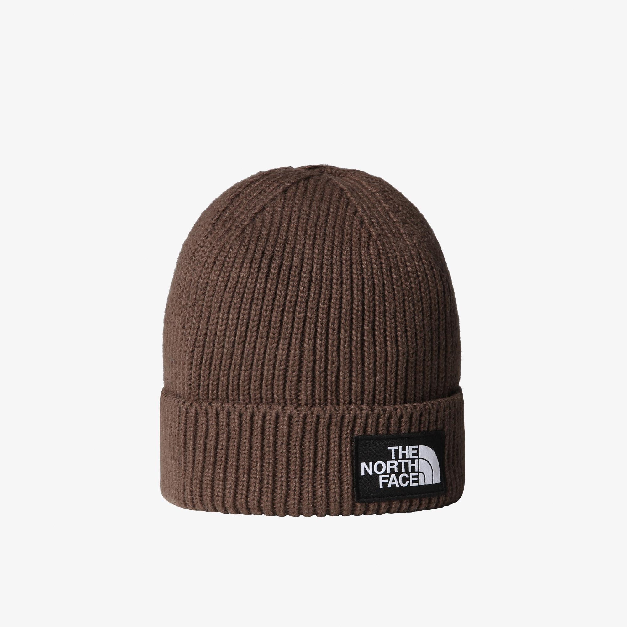 The North Face Logo Box Cuffed Unisex Kahverengi Outdoor Bere