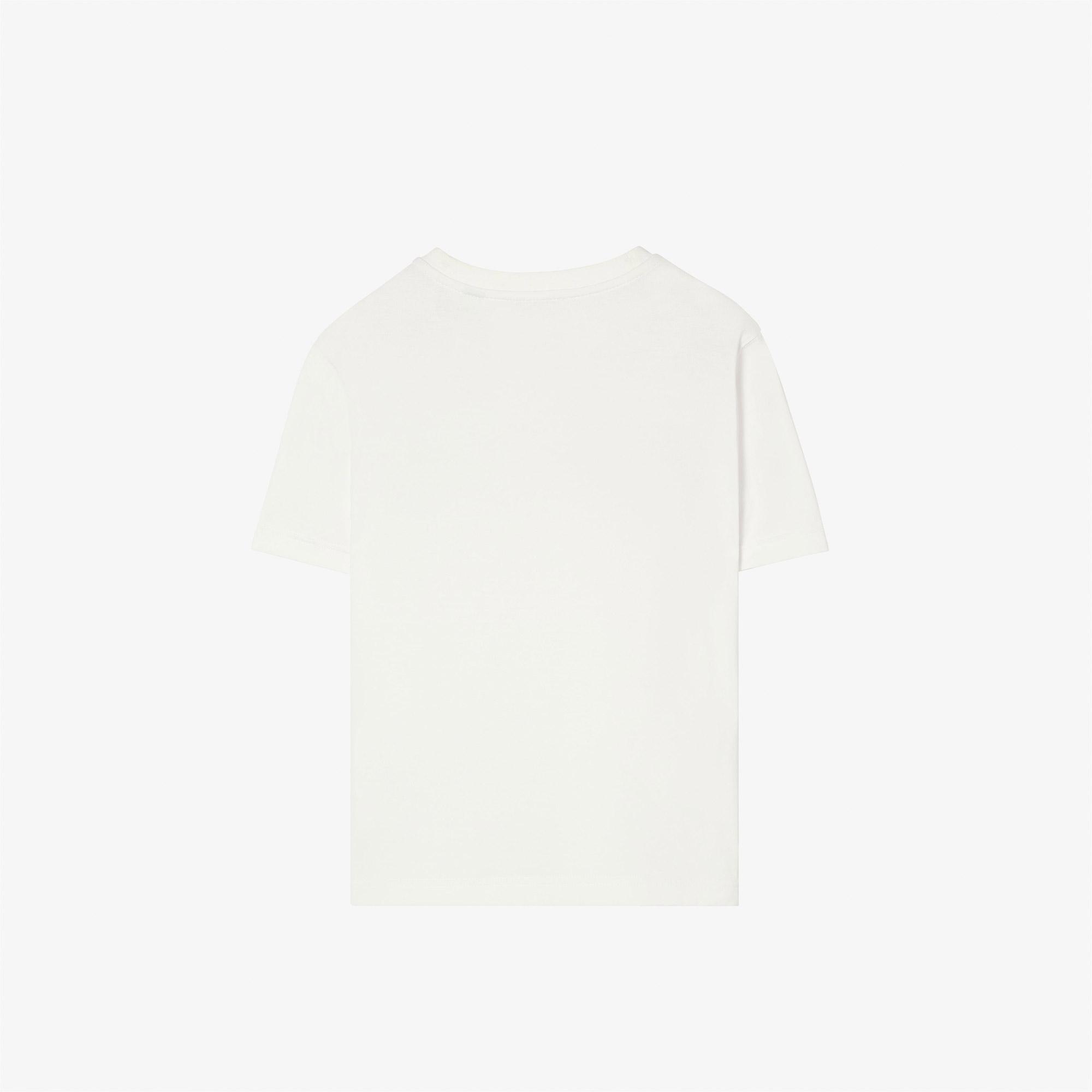 Burberry Cedar Party Çocuk Beyaz T-Shirt