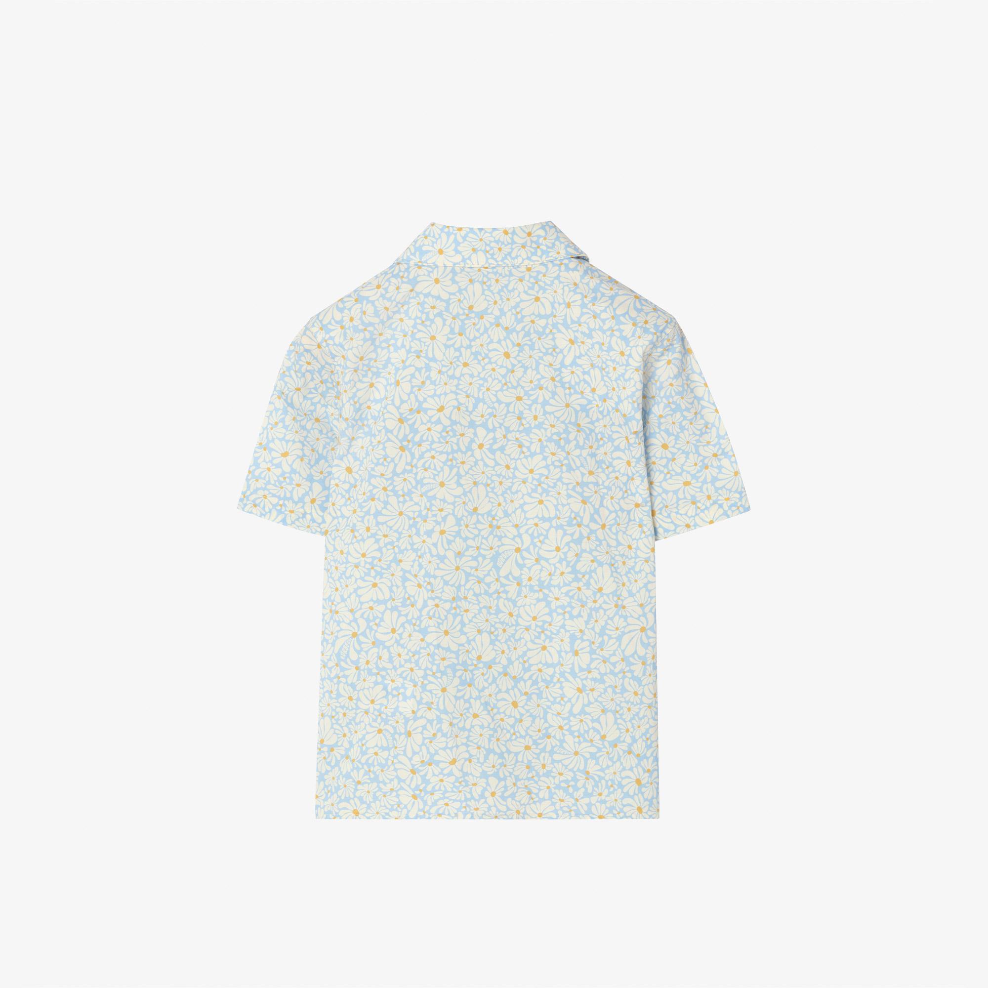 Burberry Xanadu Floral Çocuk Mavi Gömlek