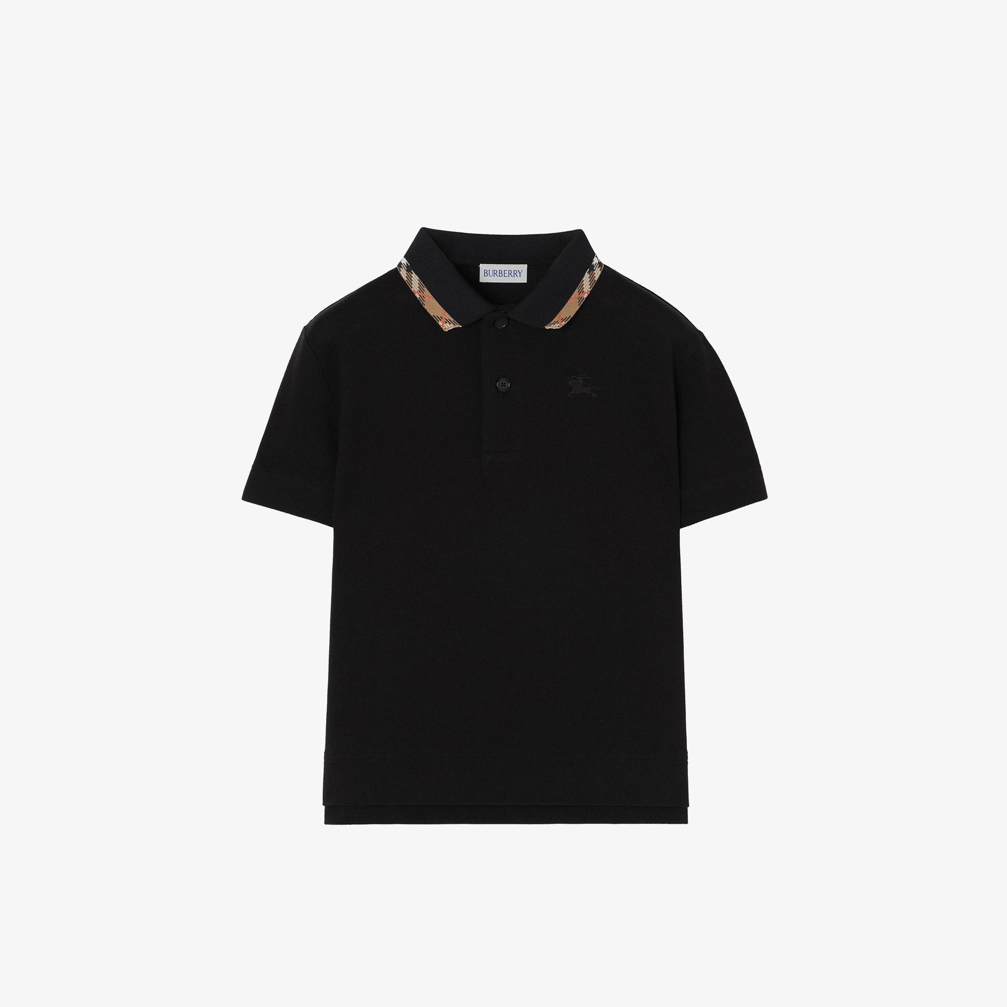 Burberry Johane Çocuk Siyah Polo