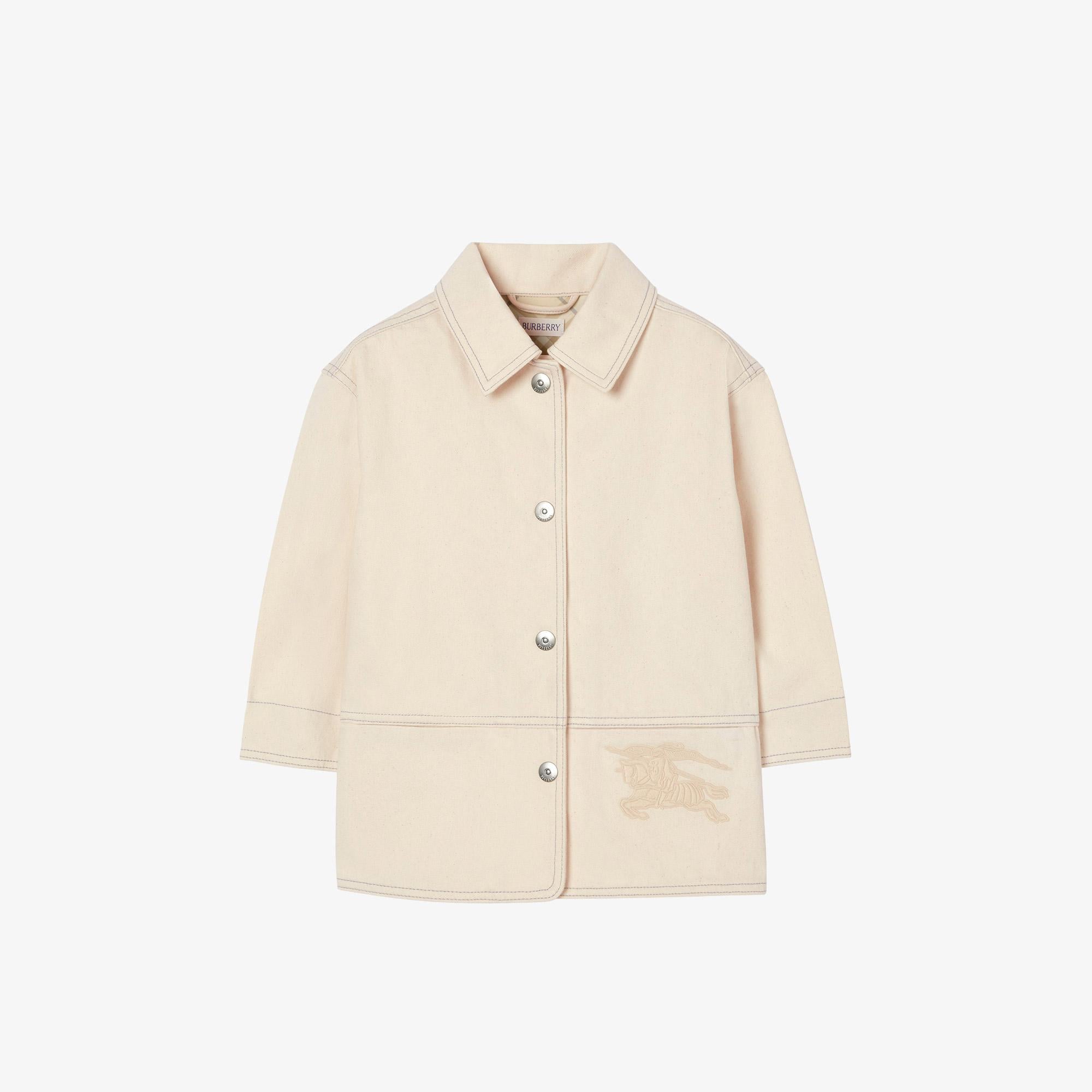 Burberry Marnie Çocuk Beyaz Mont
