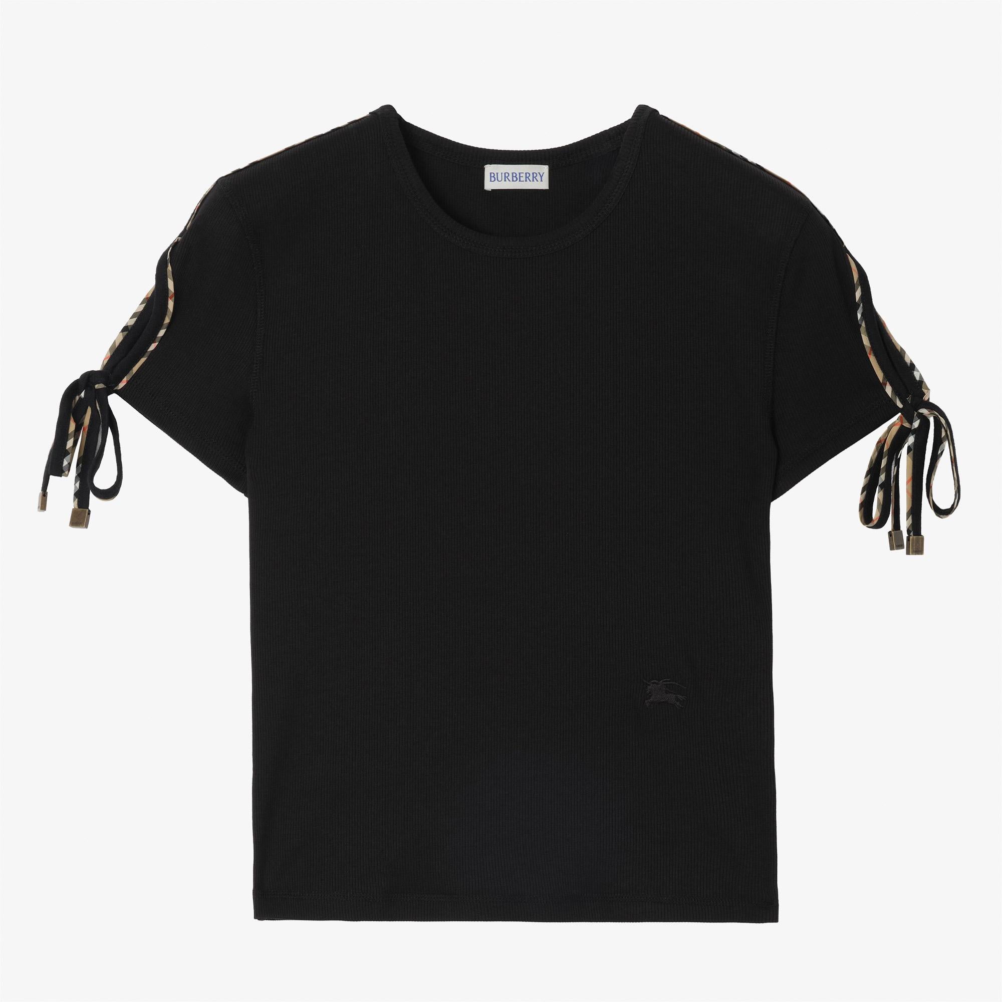 Burberry Taisie Kadın Siyah T-Shirt