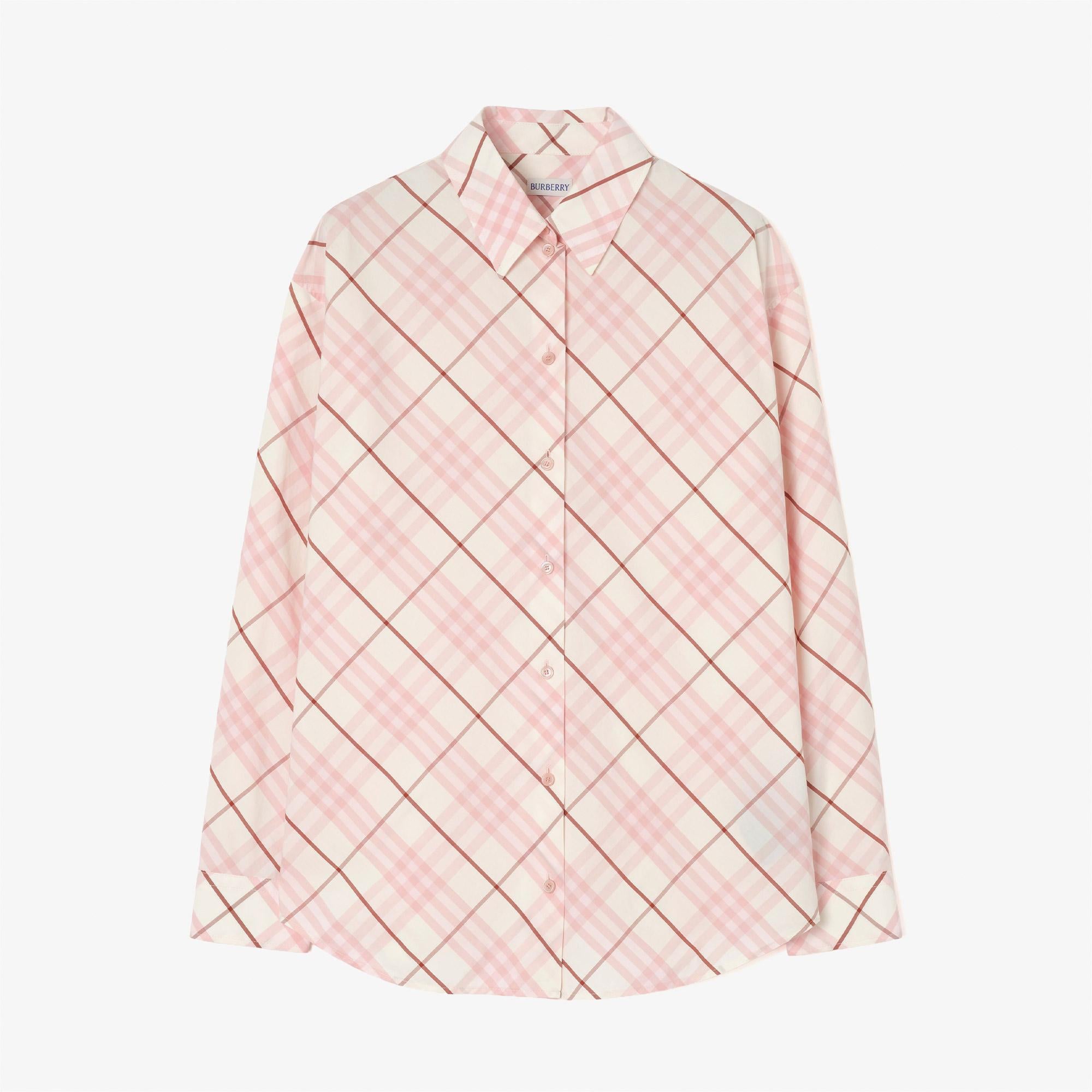 Burberry Elara Kadın Pembe Gömlek