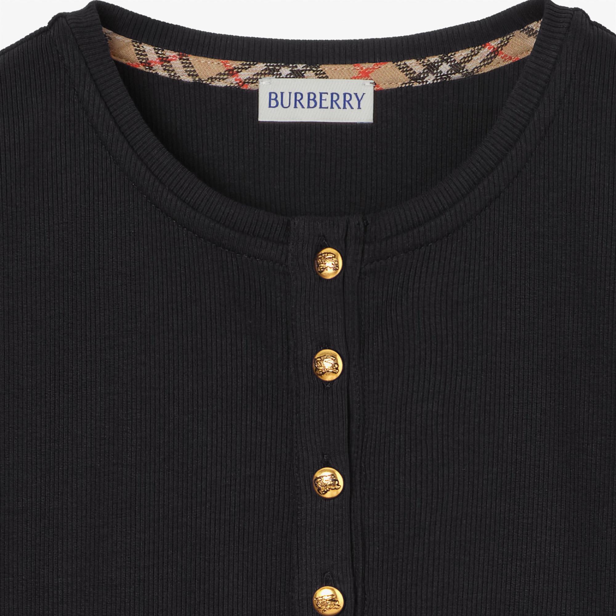 Burberry Taisie Kadın Siyah T-Shirt