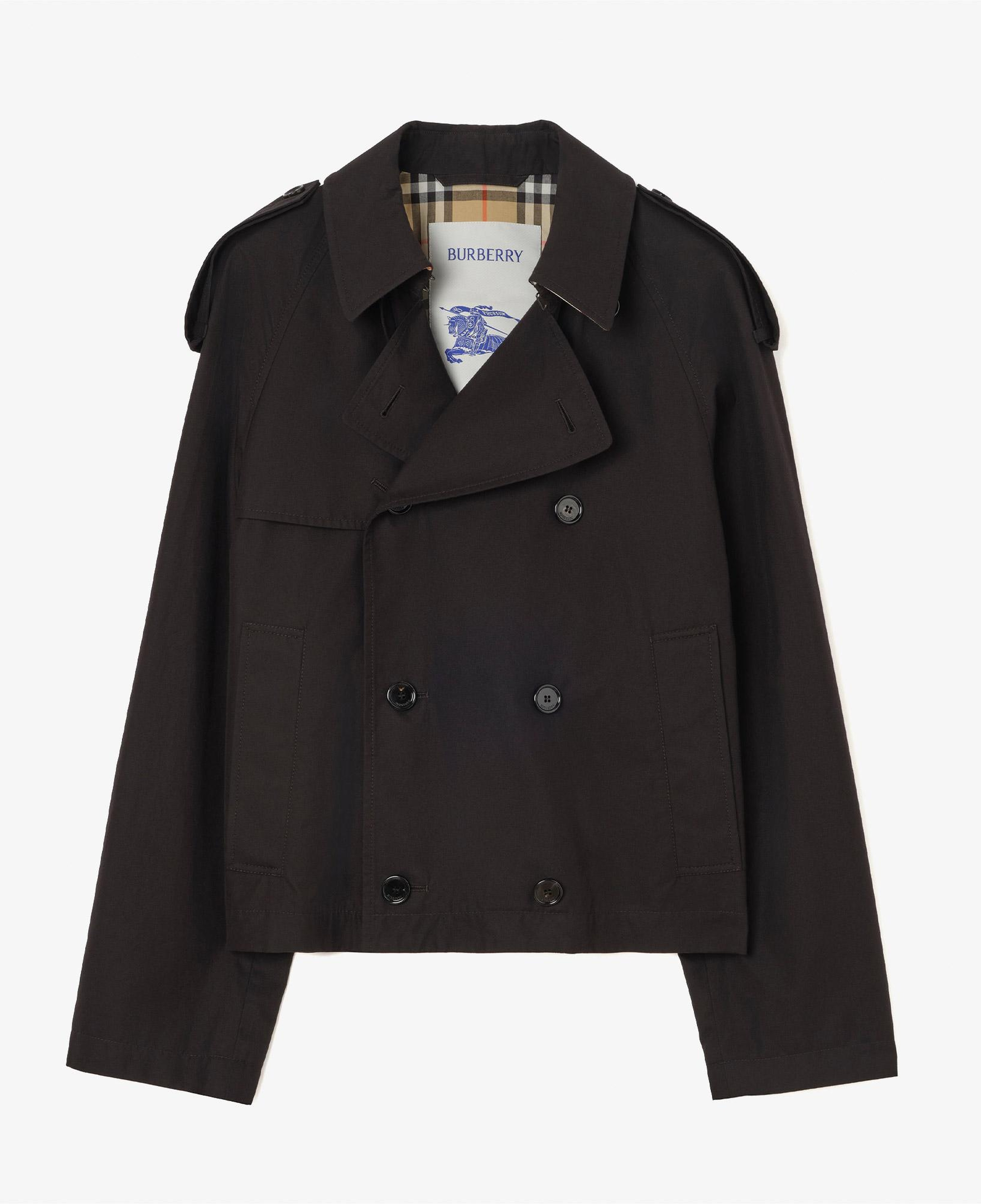 Burberry Leadenham Erkek Siyah Pardesü