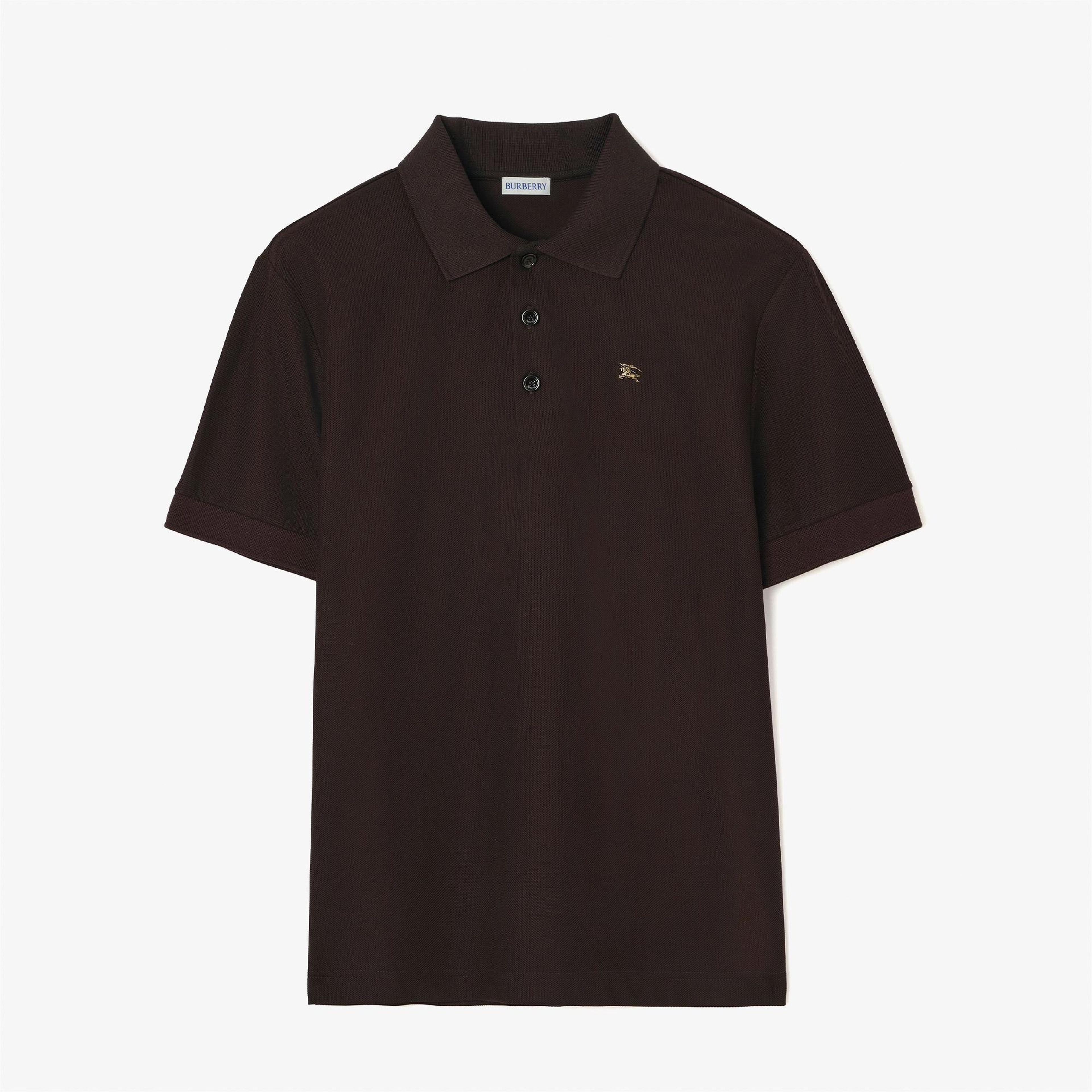 Burberry Evan Cuff Med Erkek Kahverengi Polo