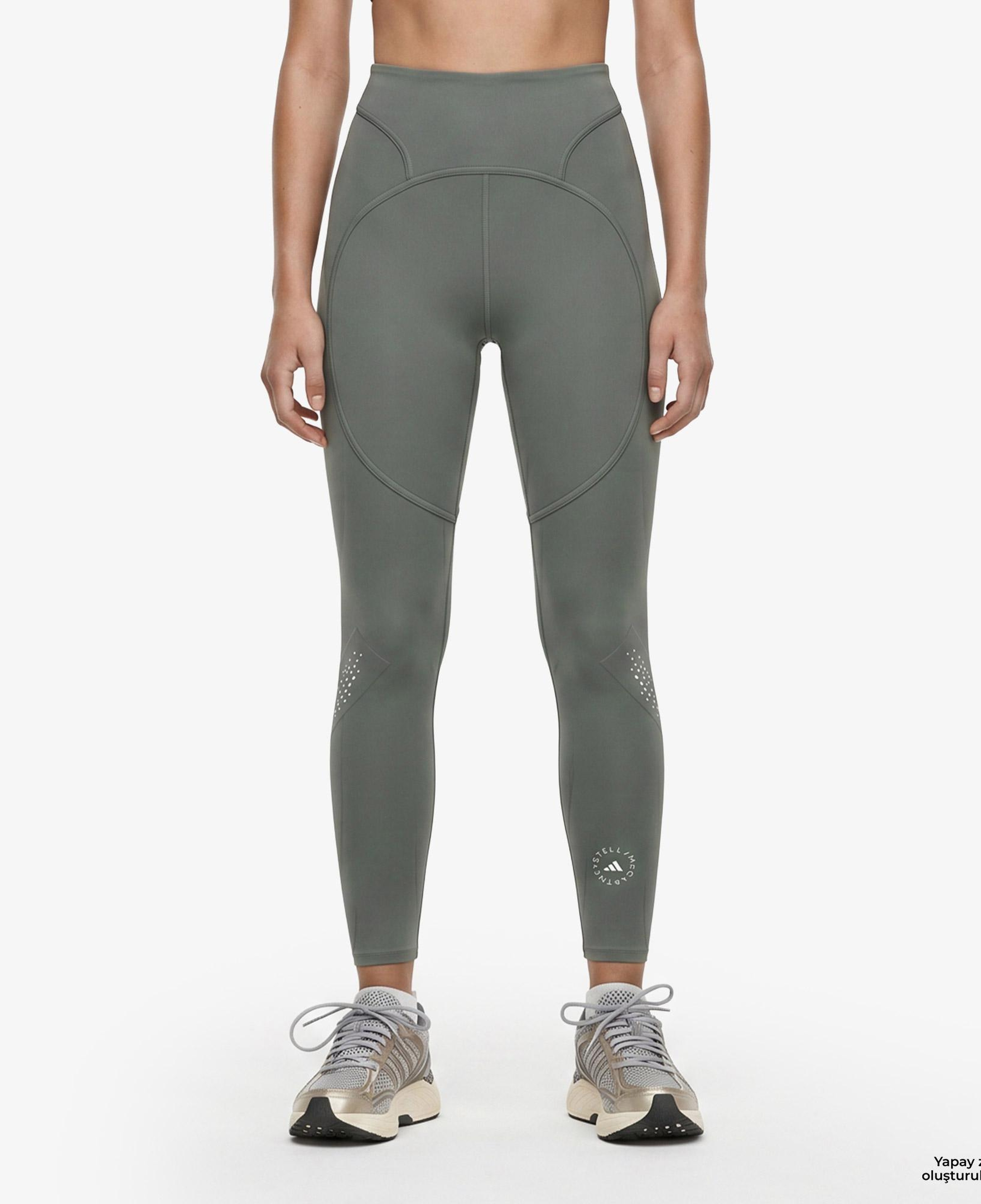 adidas by Stella McCartney Tpr 7/8 L Kadın Yeşil Tayt