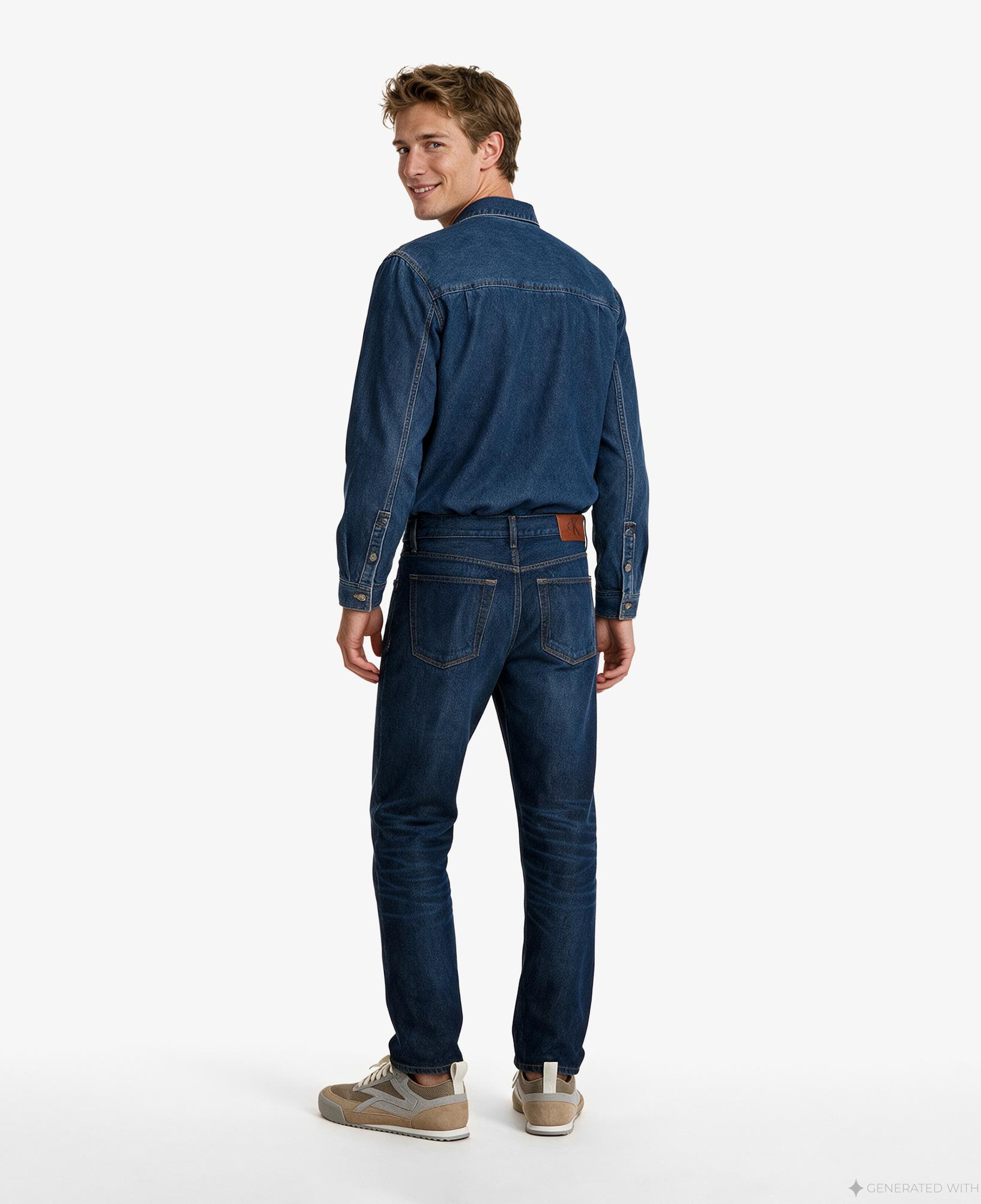Calvin Klein Baggy Rebel Sapphire Erkek Mavi Jean