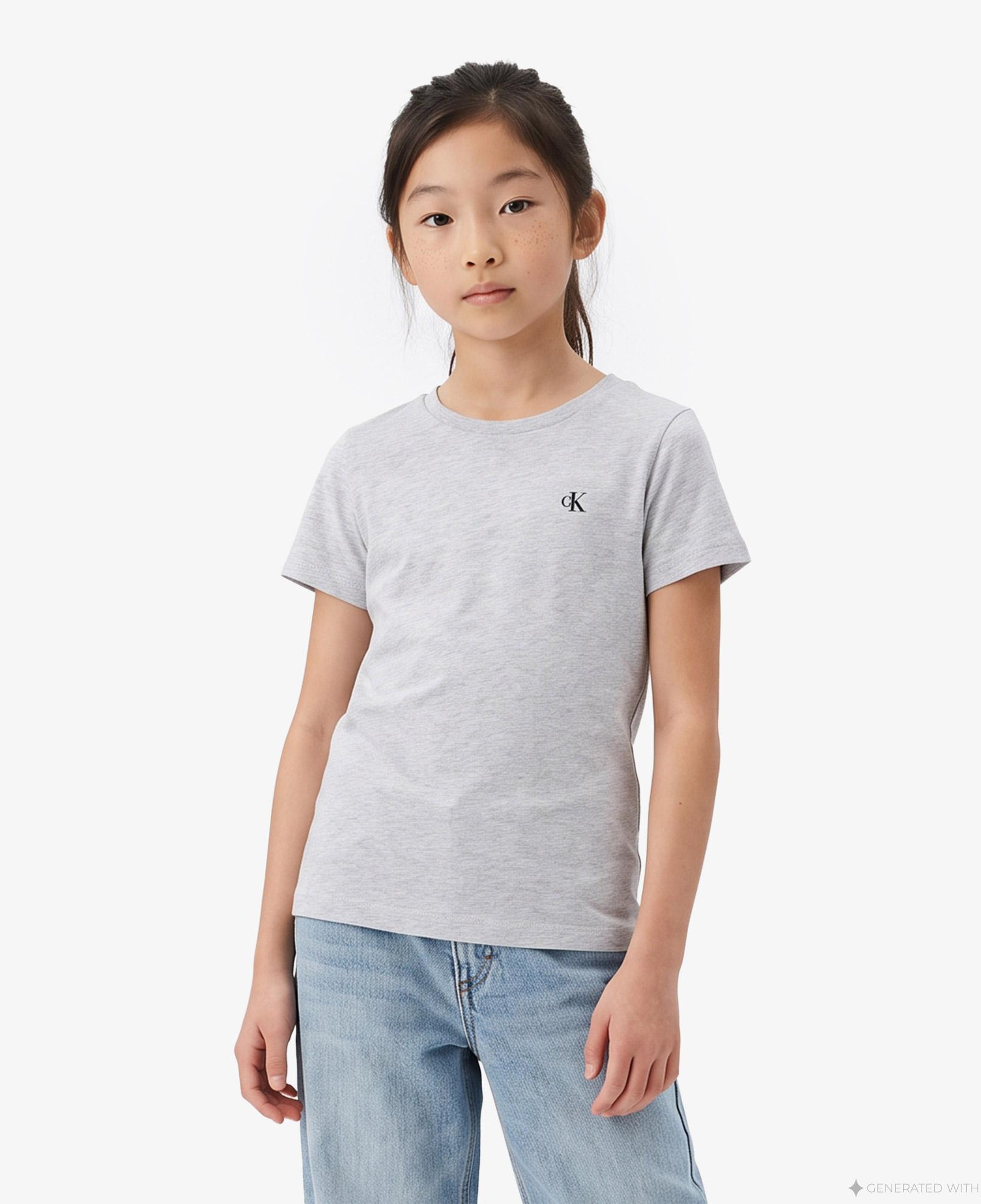 Calvin Klein 2'li Slim Çocuk Siyah T-Shirt