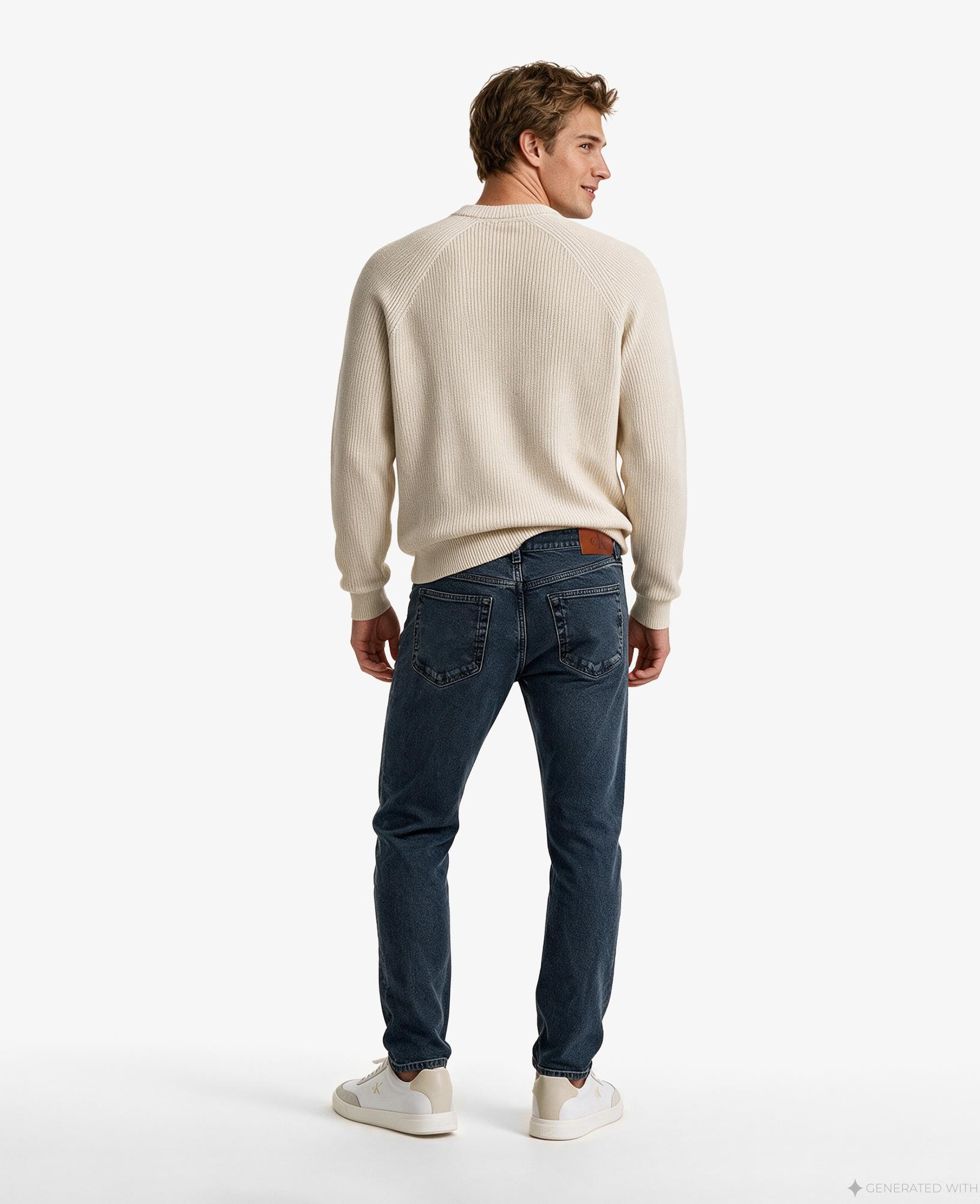 Calvin Klein Slim Taper Everest Erkek Mavi Jean