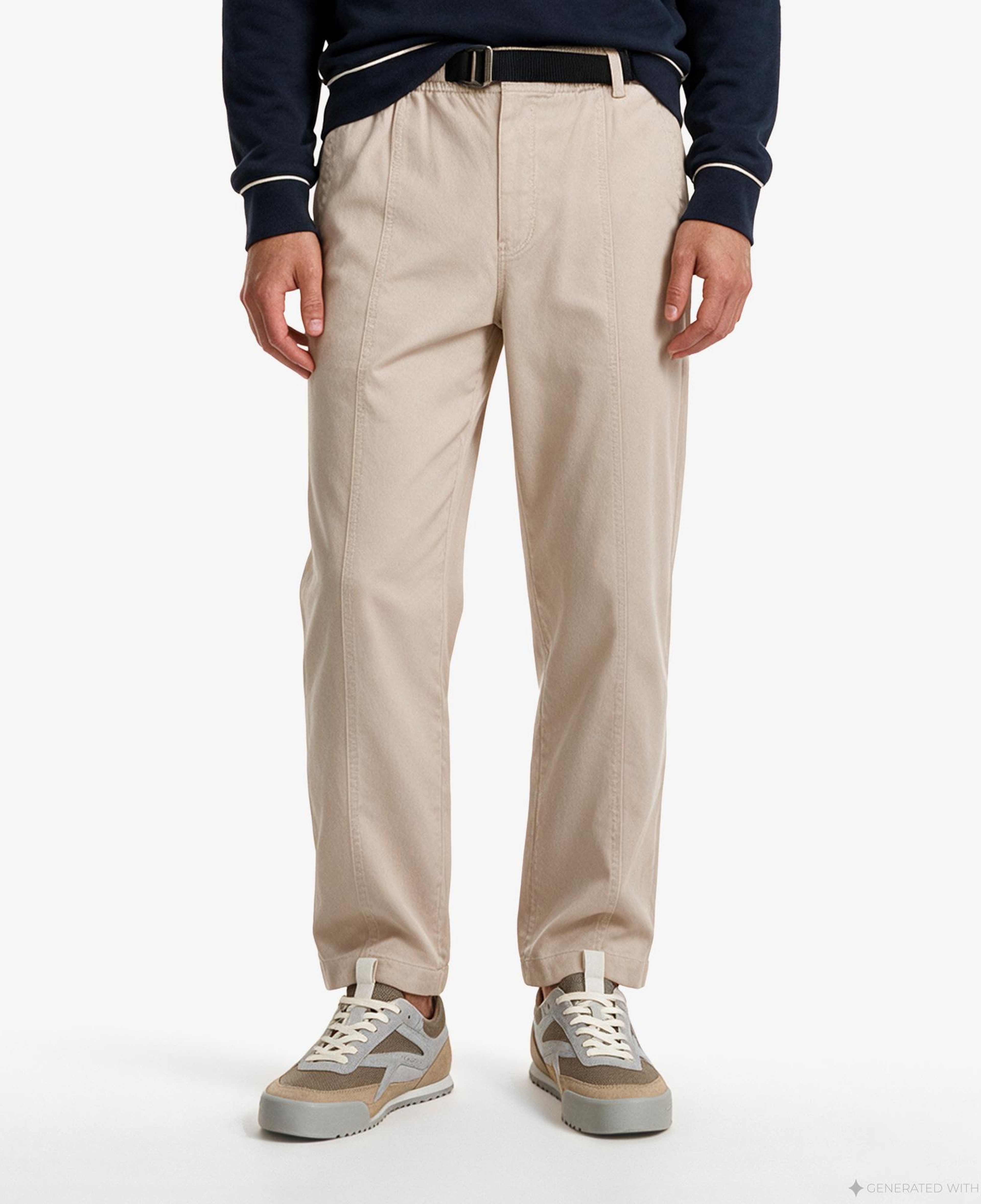 Calvin Klein Baggy Heavy Cotton Twill Erkek Kahverengi Pantolon