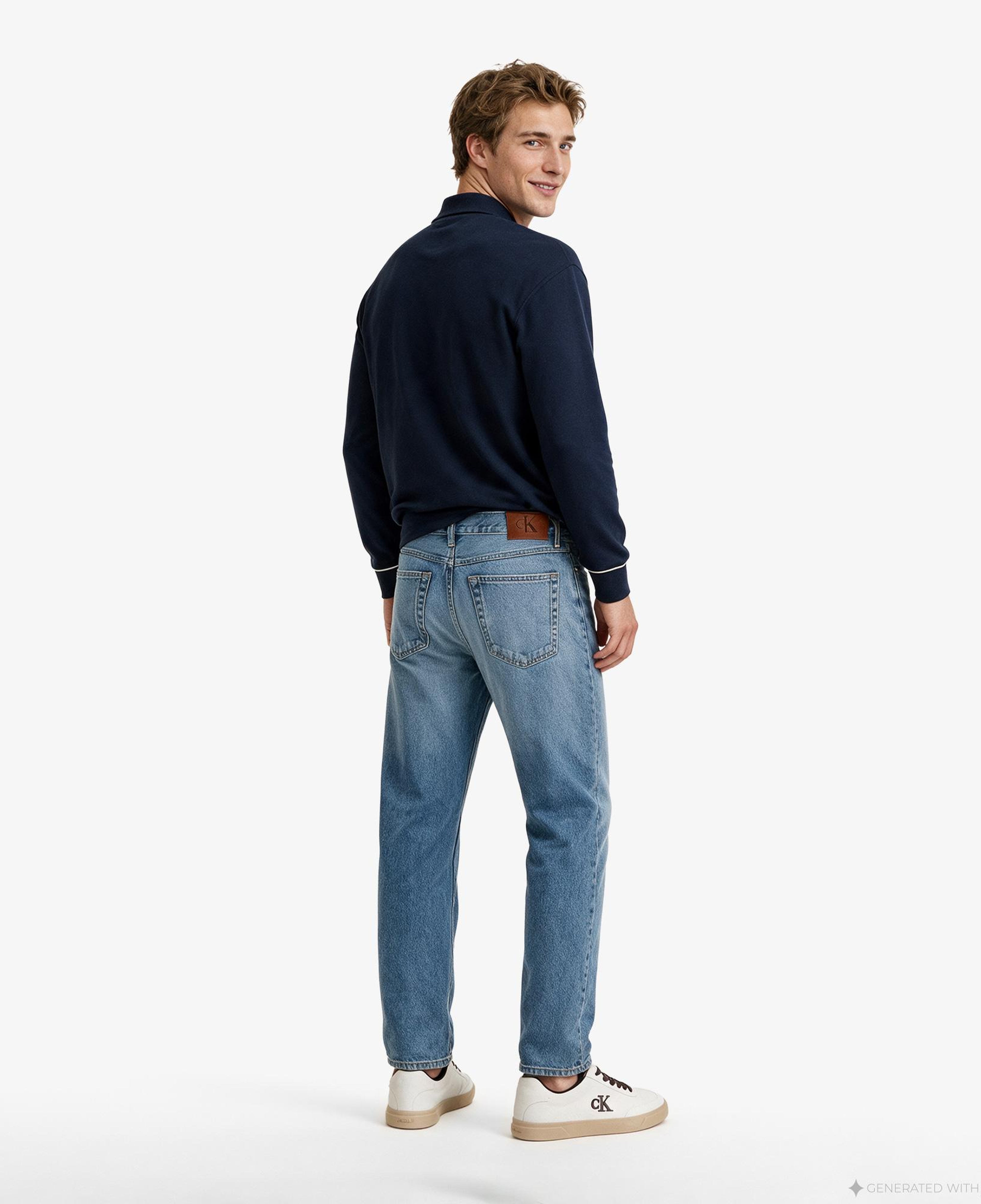 Calvin Klein 90S Straight Andrew Erkek Mavi Jean