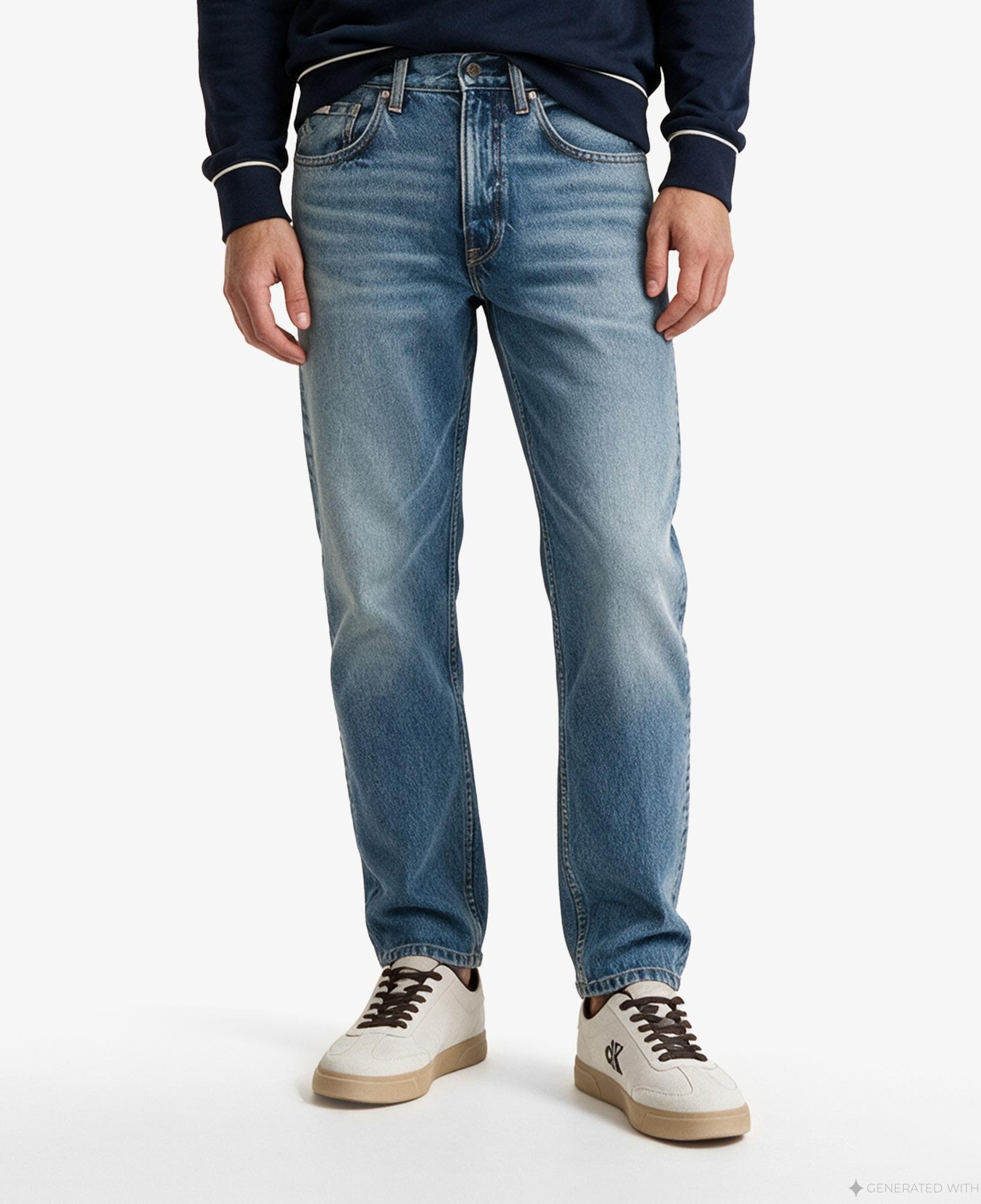 Calvin Klein 90S Straight Andrew Erkek Mavi Jean