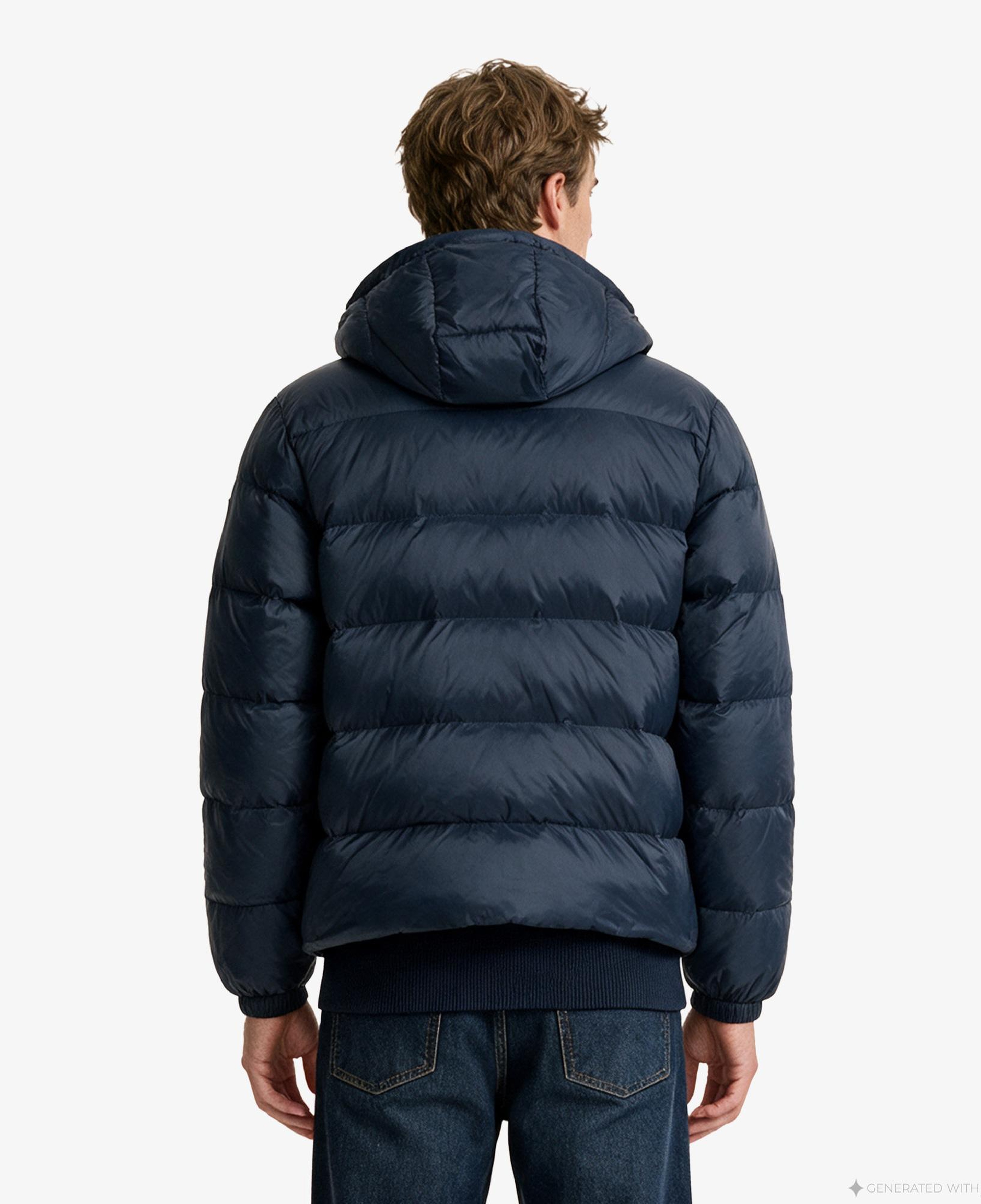 Calvin Klein Down Puffer Erkek Mavi Ceket