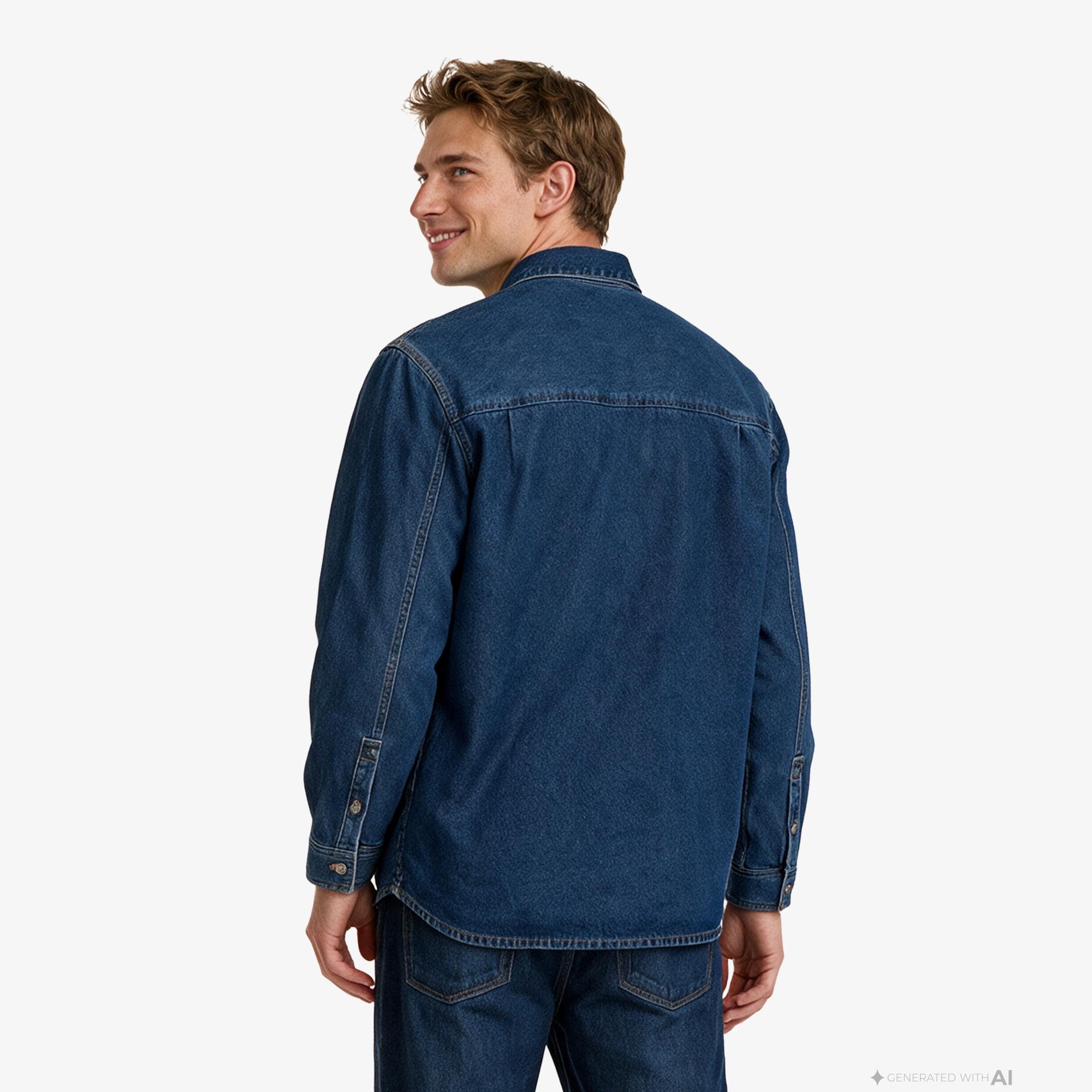 Calvin Klein 90S Pacifico Erkek Mavi Gömlek