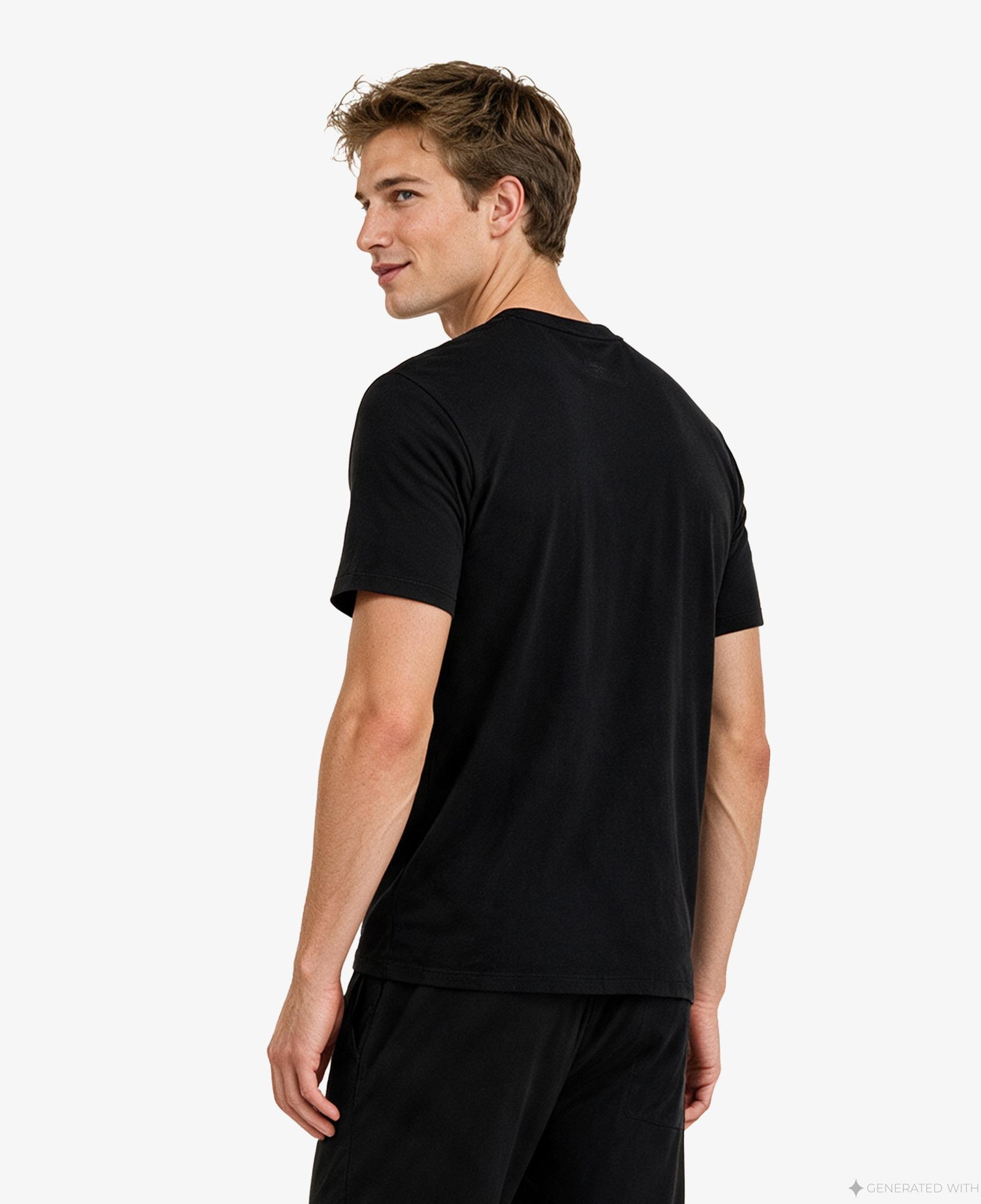 Calvin Klein Tech Interlock Erkek Siyah T-Shirt