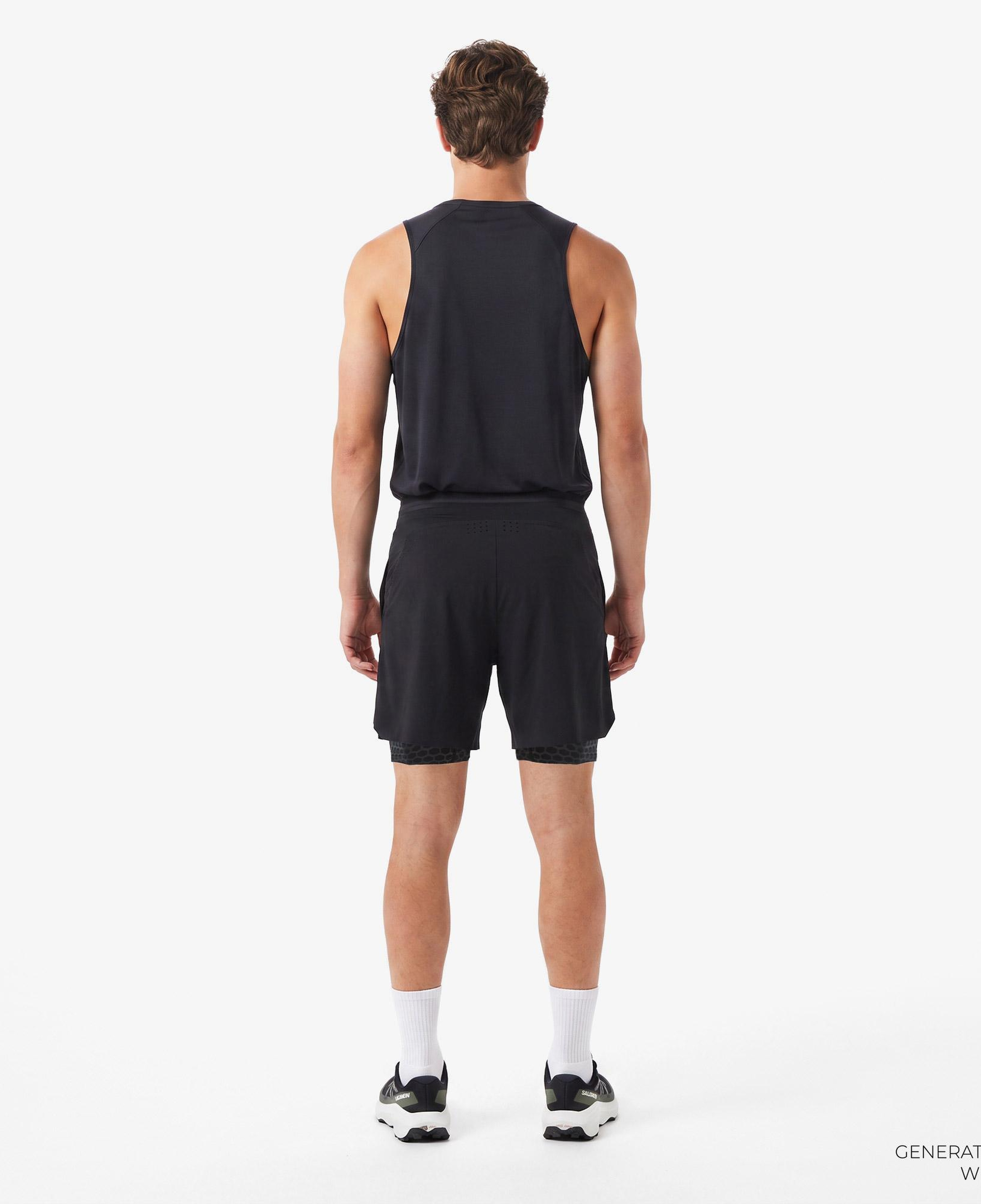Salomon S/LAB Ultra 2IN1 Erkek Siyah Koşu Şortu