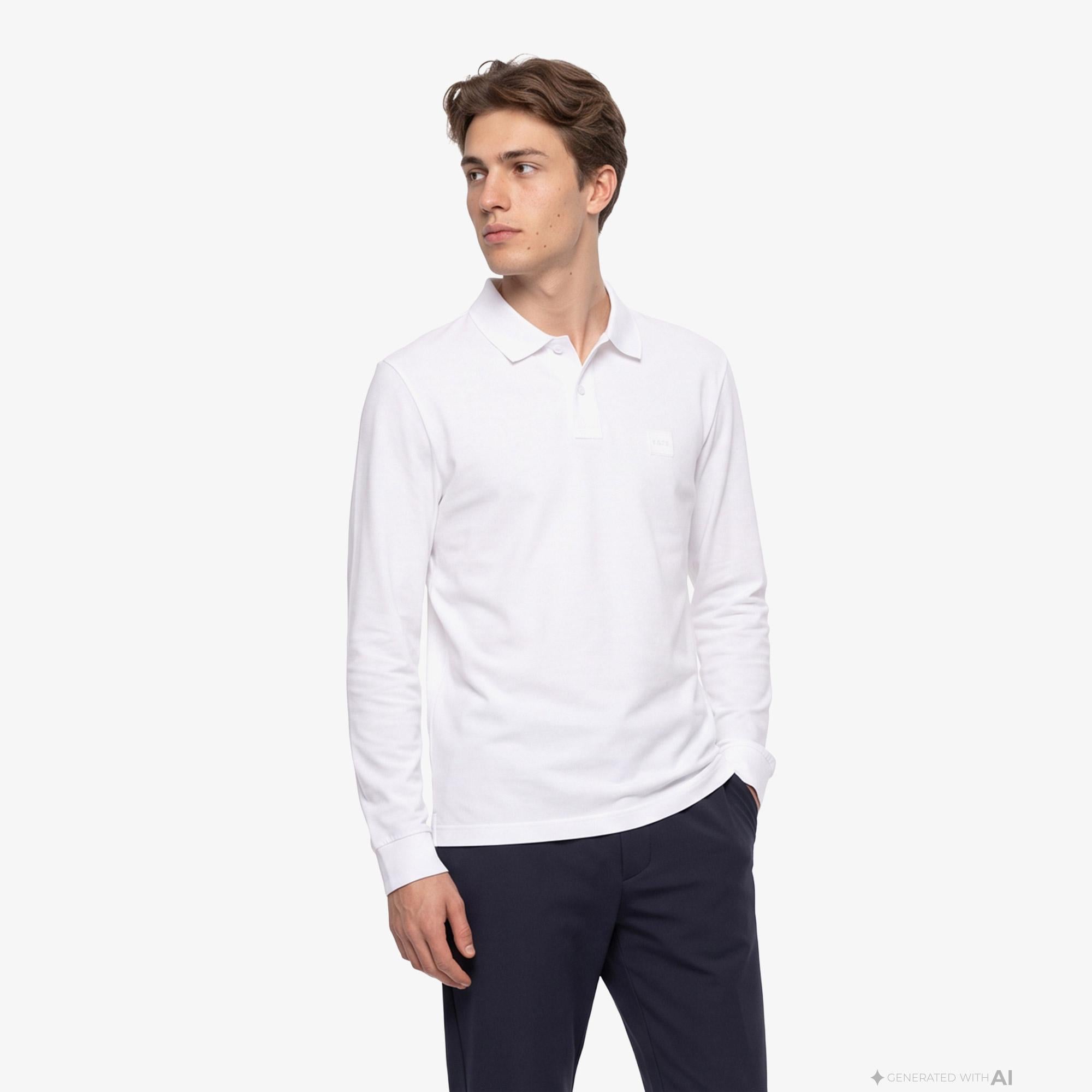 Boss Passerby Erkek Beyaz Polo