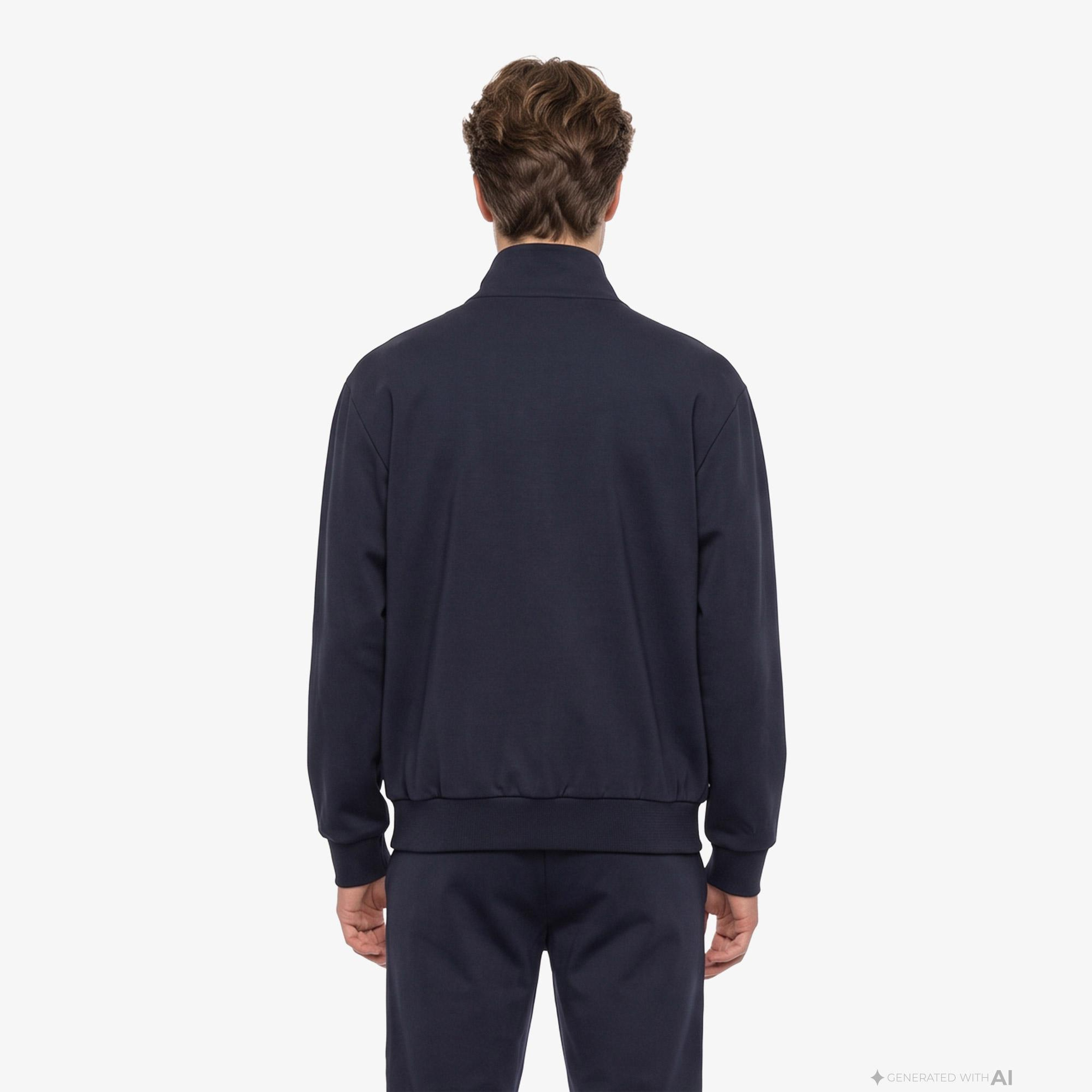 Boss Union Tape Erkek Lacivert Sweatshirt