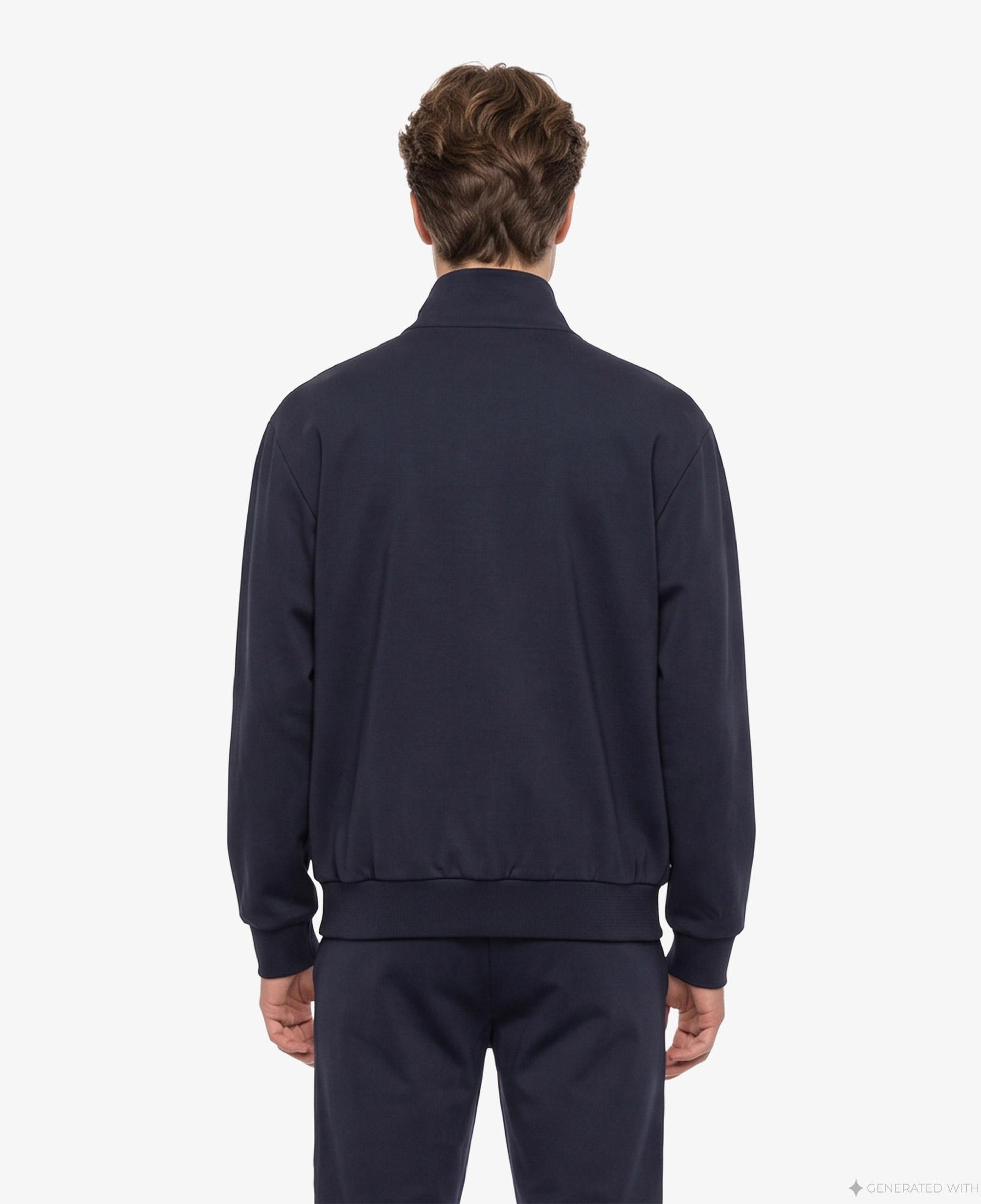 Boss Union Tape Erkek Lacivert Sweatshirt