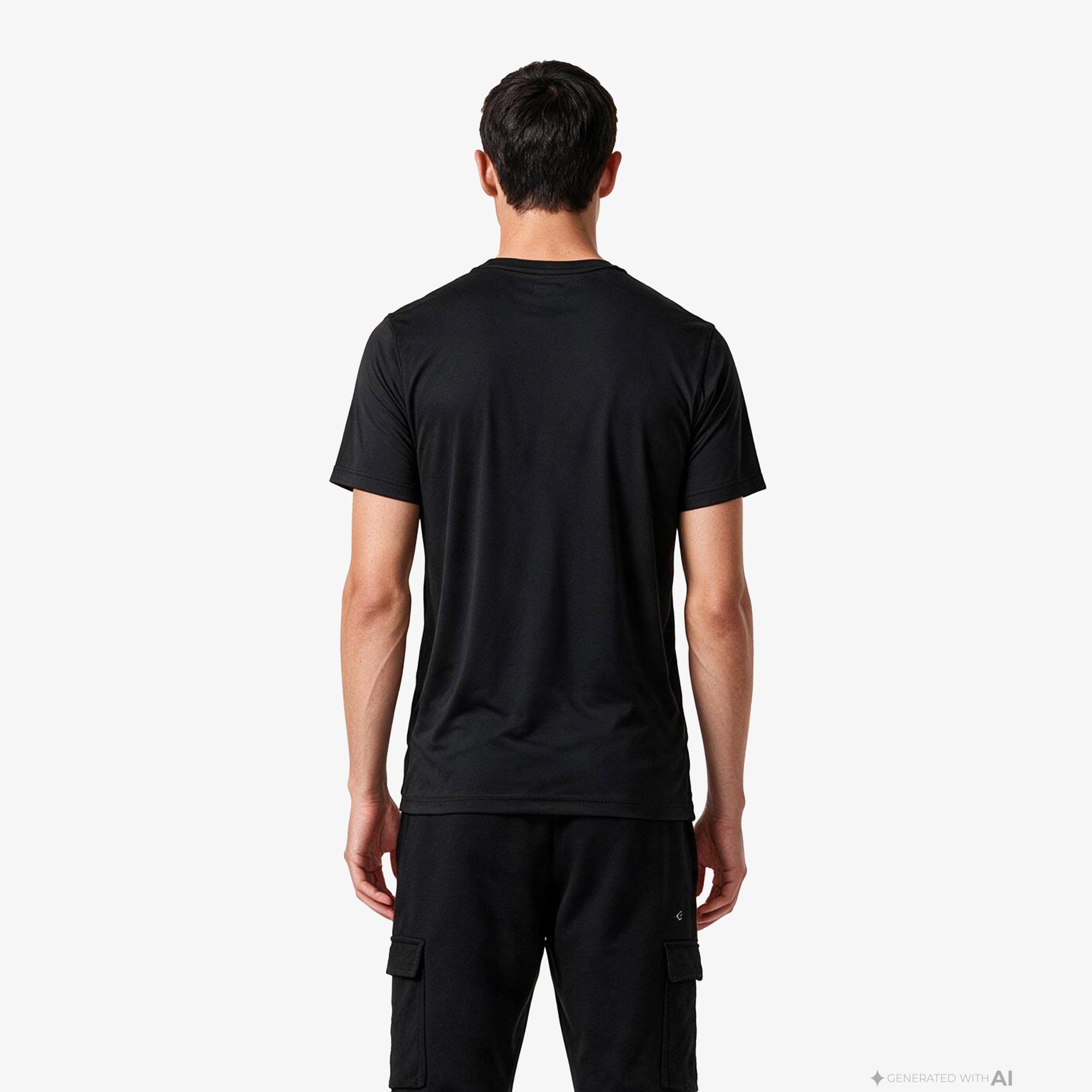 Energetics Gio Ss Erkek Siyah Antrenman T-Shirt