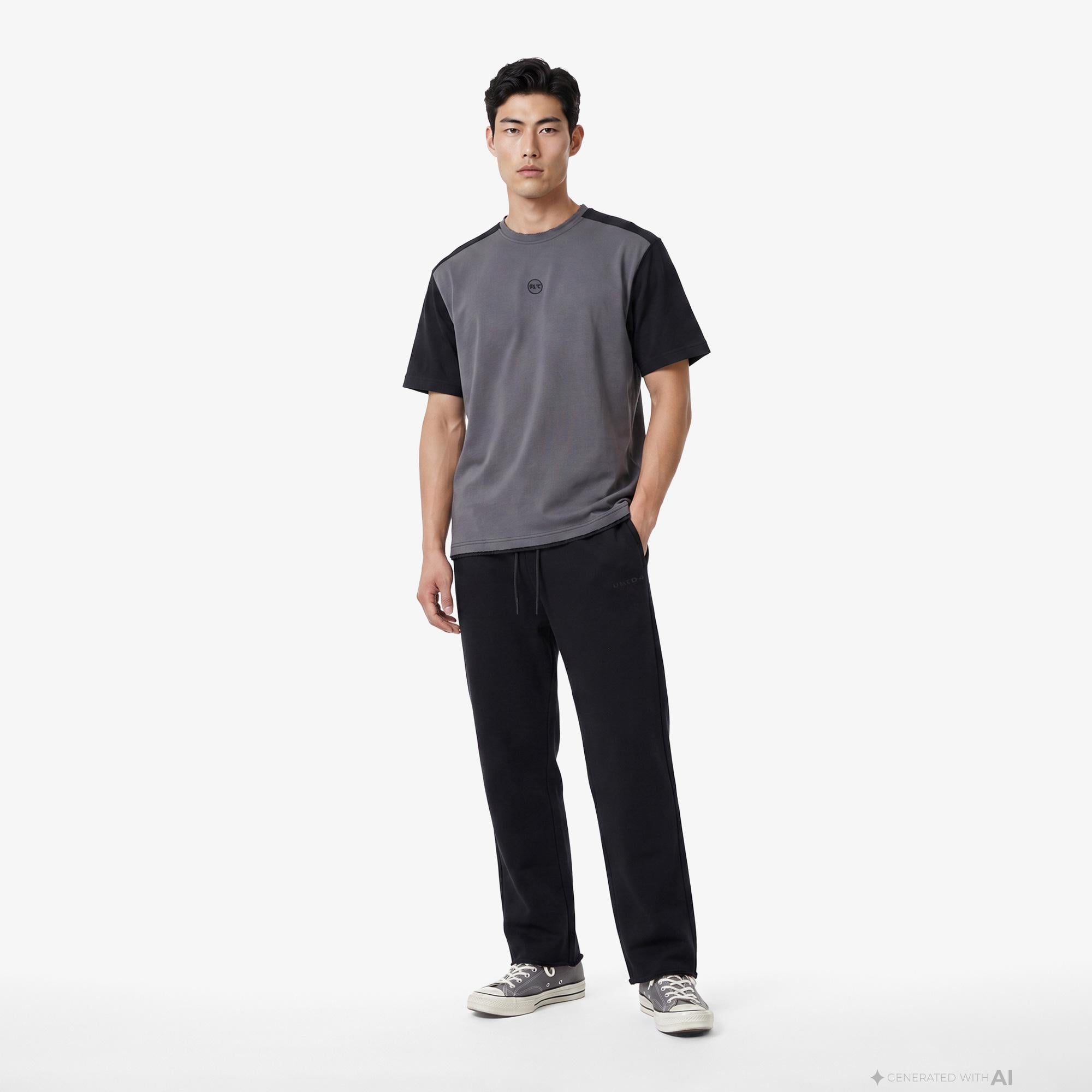 UNITED4 Regular Fit Erkek Siyah Eşofman Altı