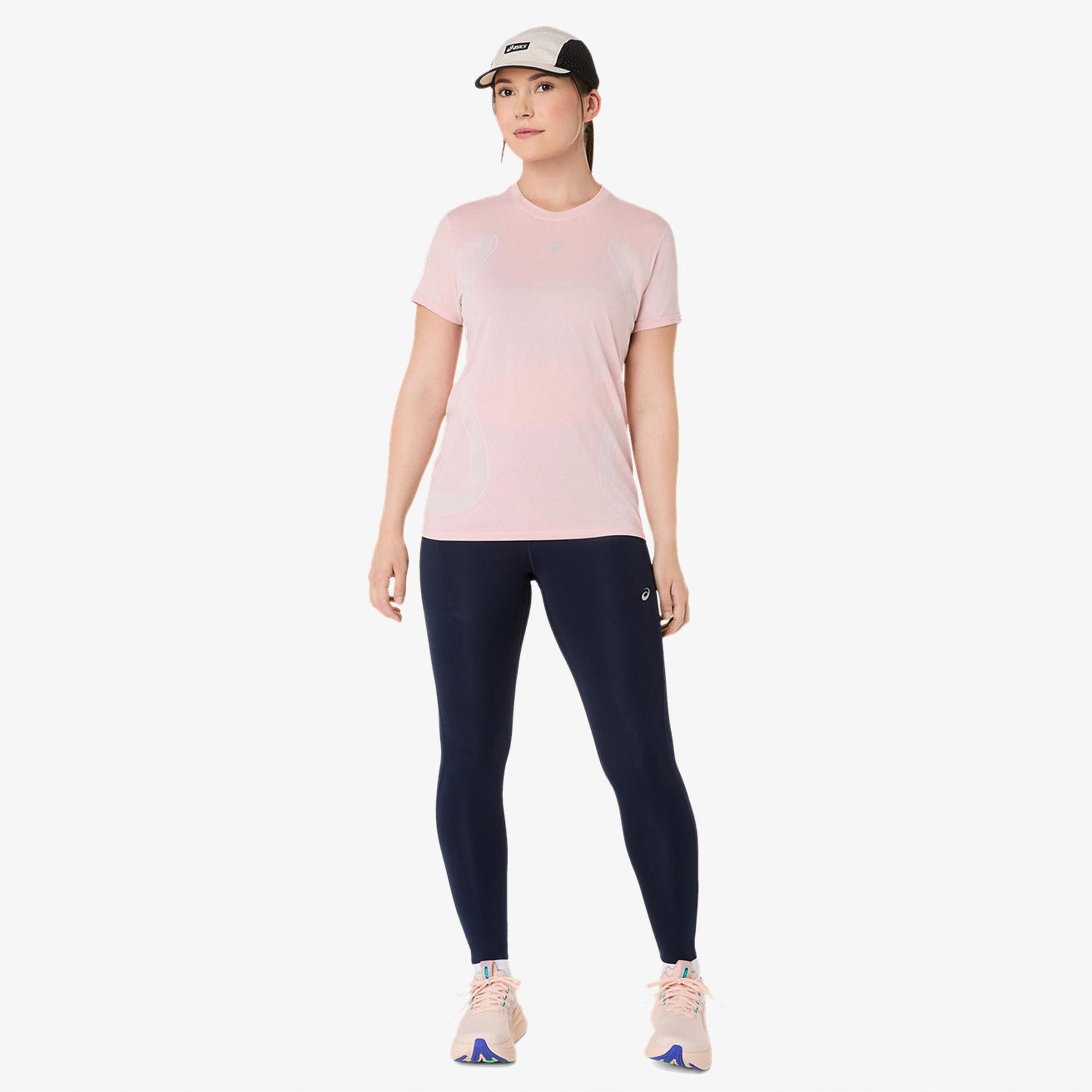 Asics Road Seamless Ss Top Kadın Turuncu Koşu Sweatshirt
