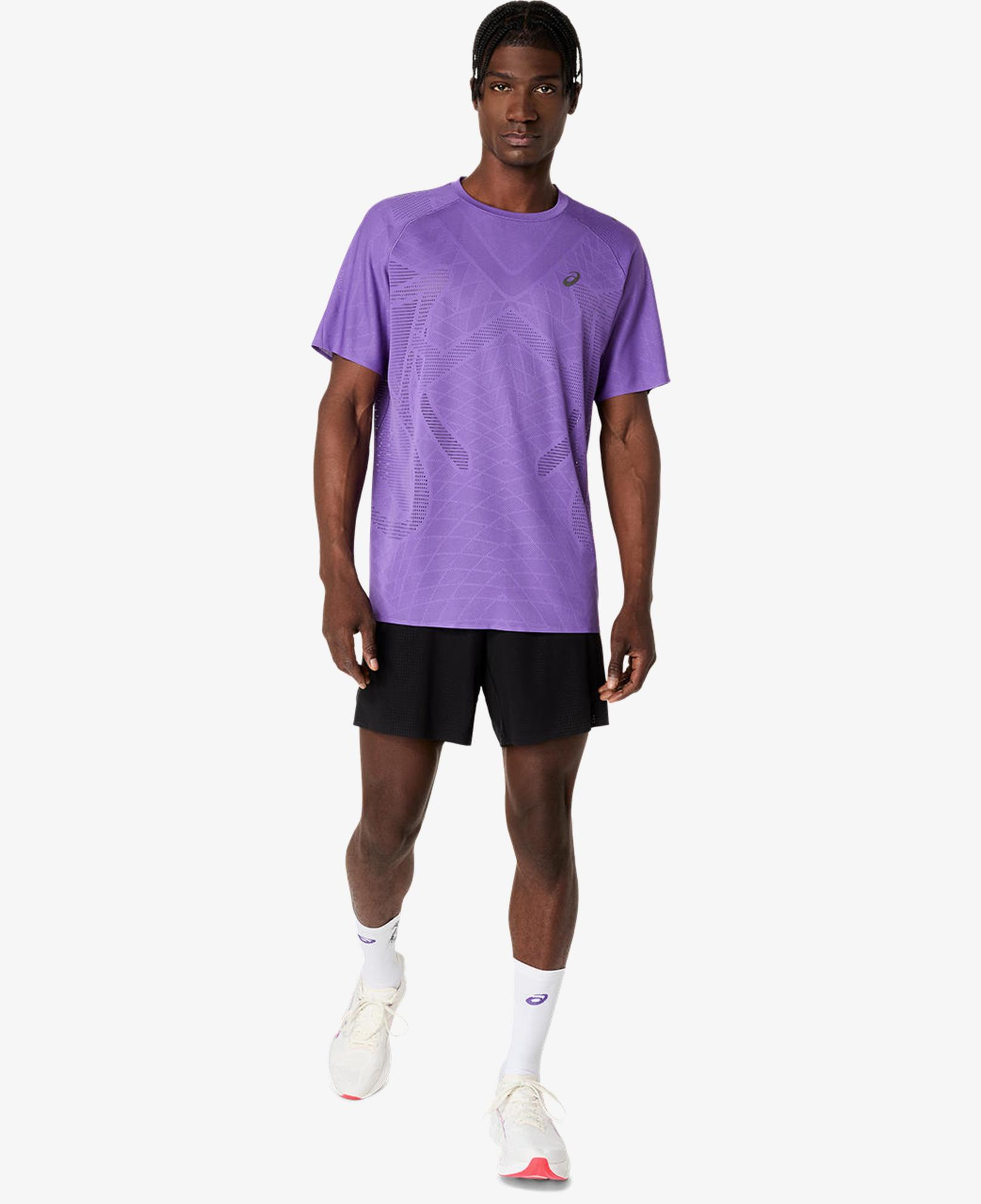 Asics Metarun Ss Top Erkek Krem T-Shirt