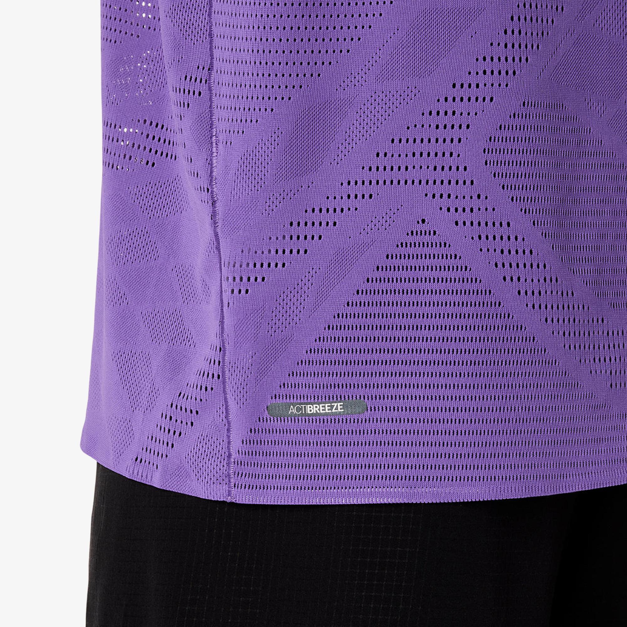 Asics Metarun Ss Top Erkek Krem T-Shirt