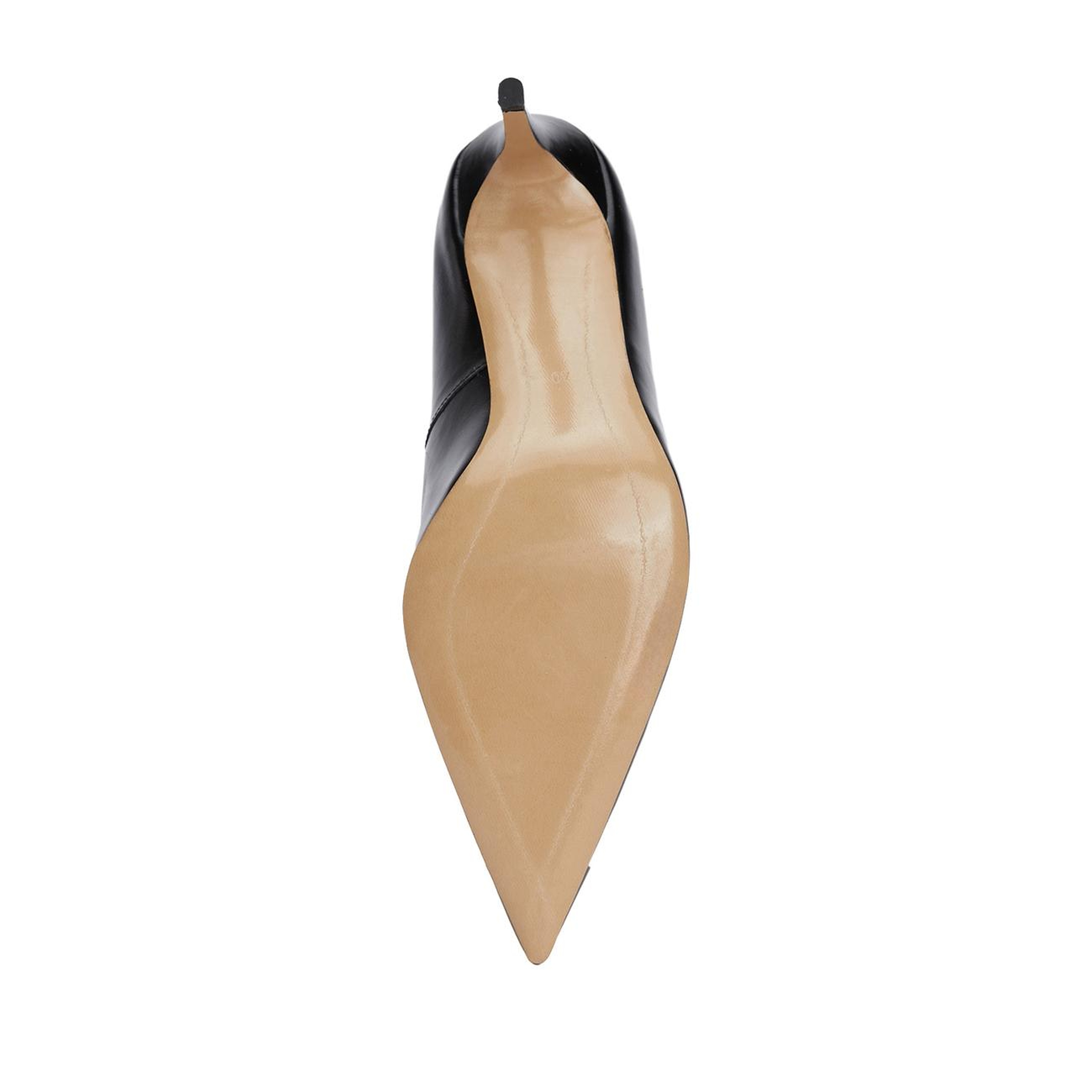 Divarese Kadın Siyah Deri Stiletto