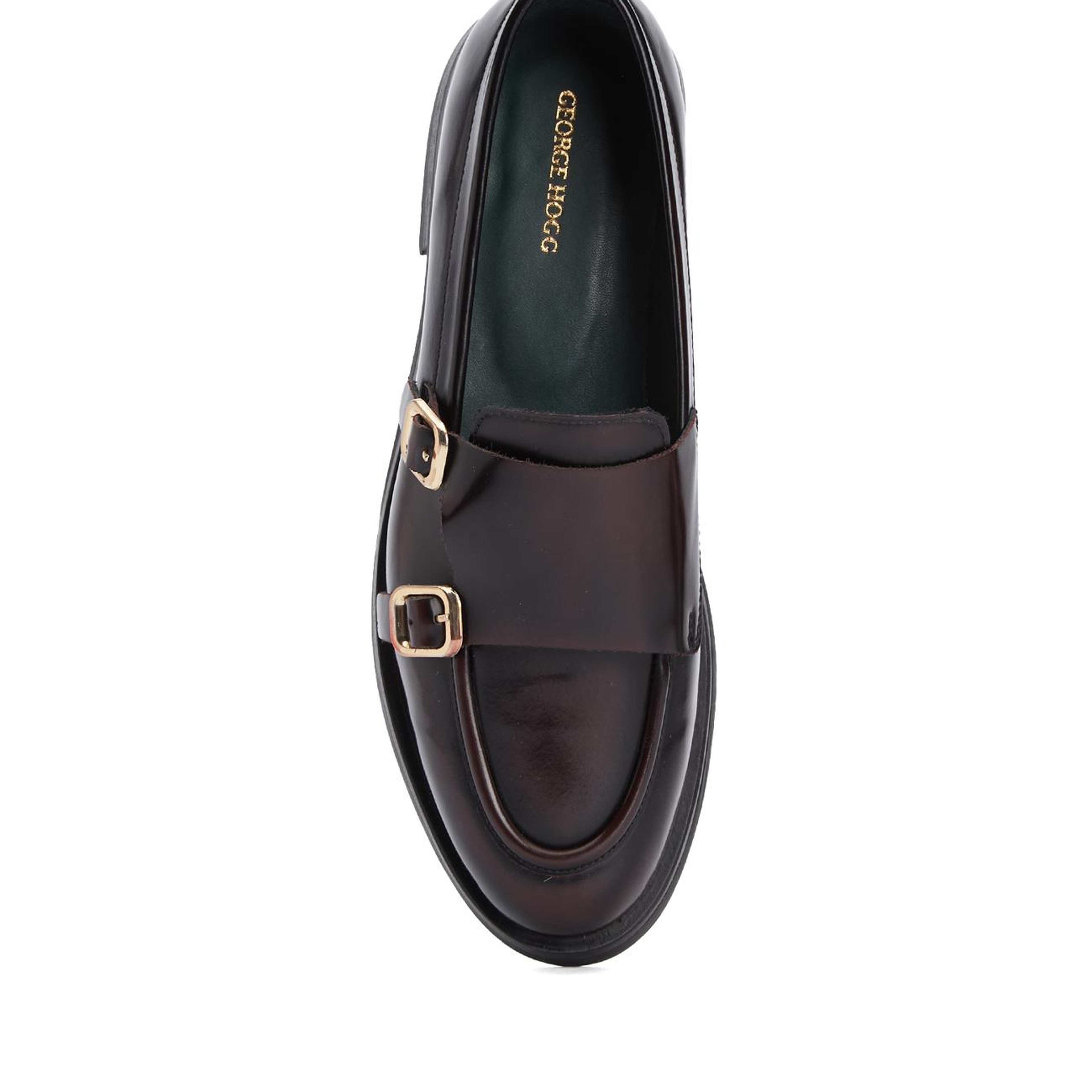 George Hogg Kadın Bordo Toka Detaylı Deri Loafer