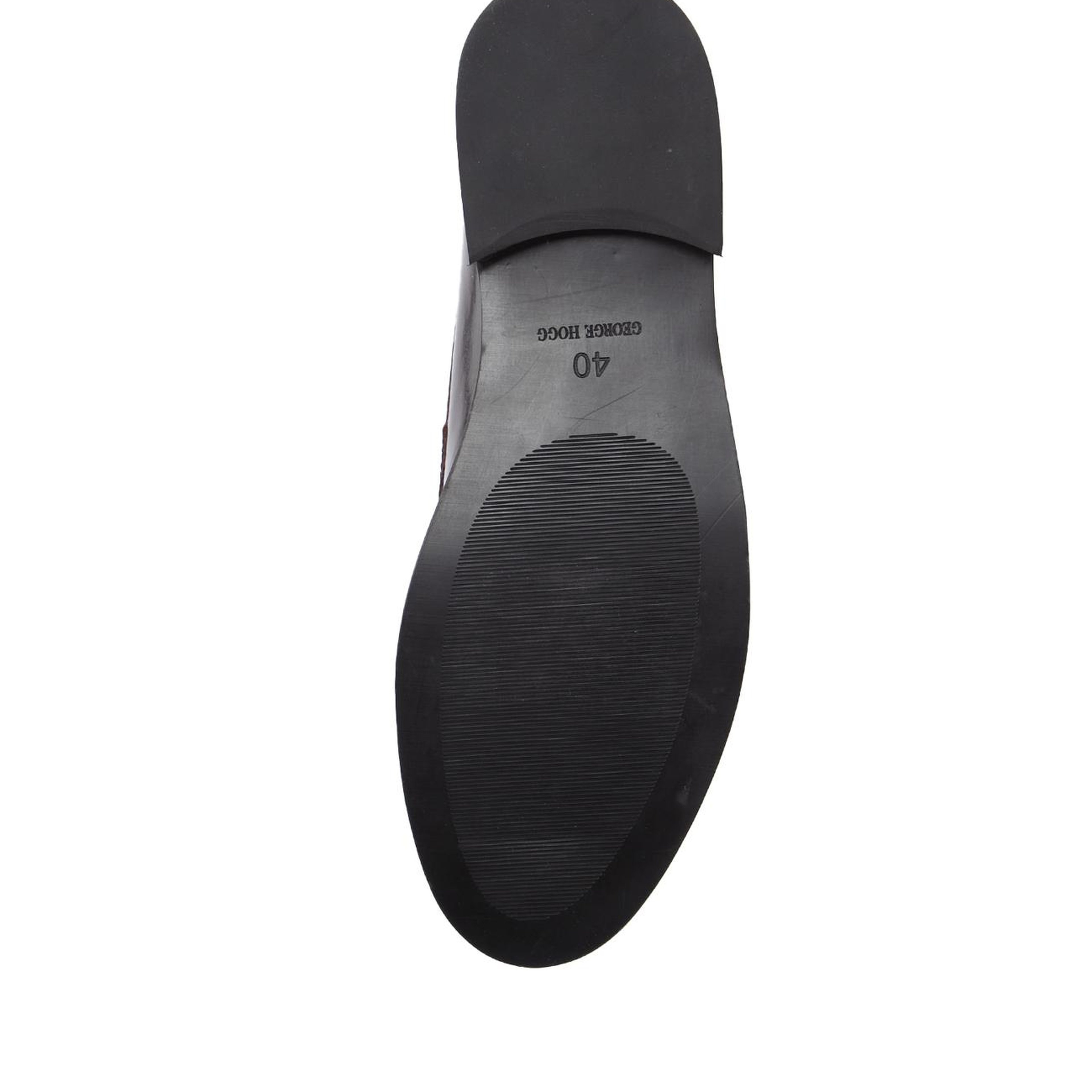 George Hogg Kadın Bordo Toka Detaylı Deri Loafer
