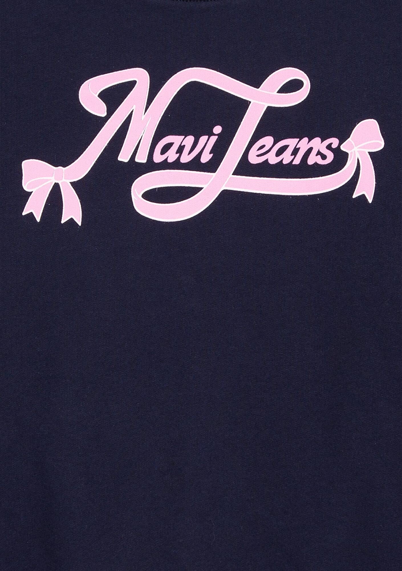 Mavi Mavi Baskılı Lacivert Sweatshirt 7S20016-84371
