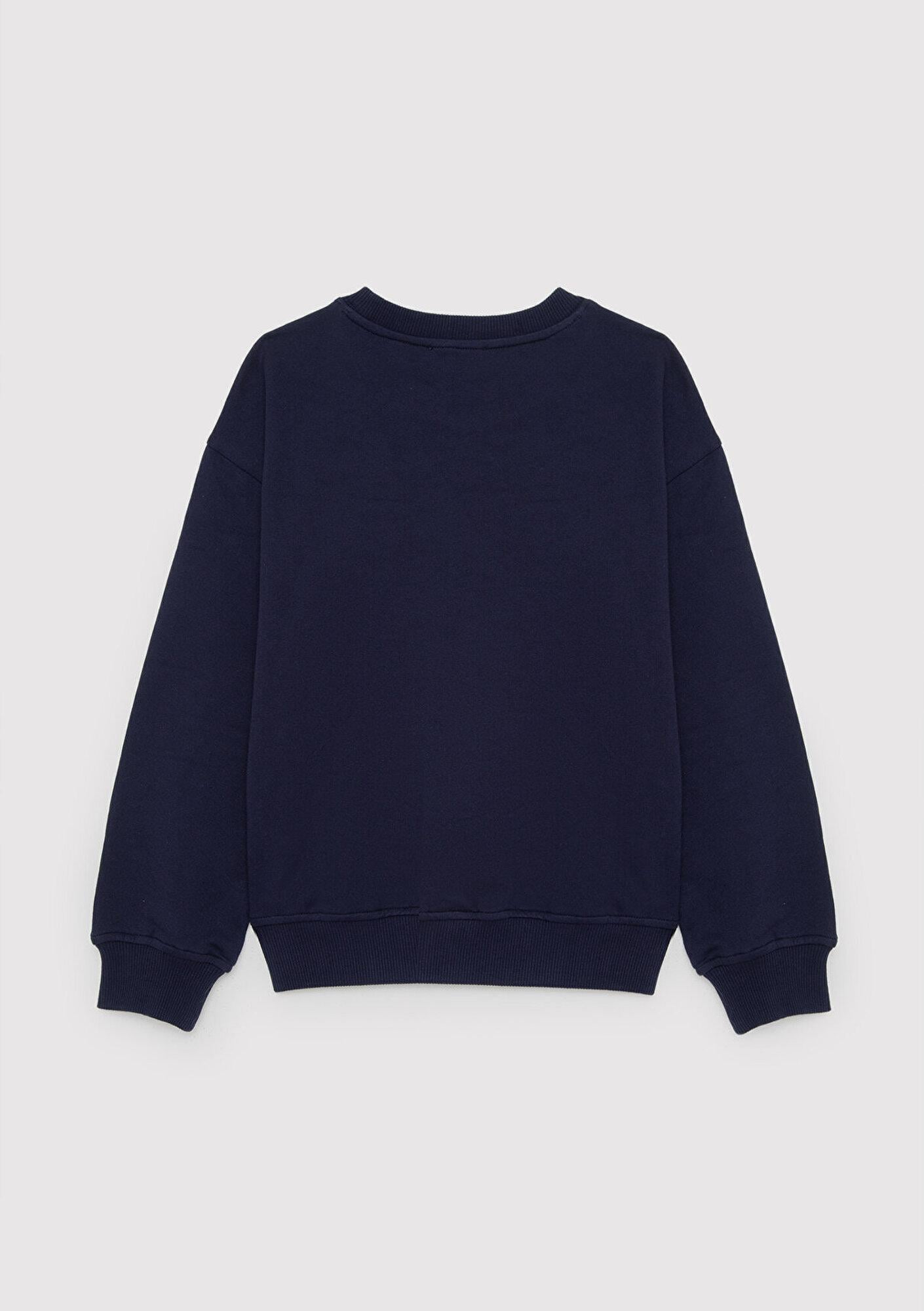 Mavi Mavi Baskılı Lacivert Sweatshirt 7S20016-84371